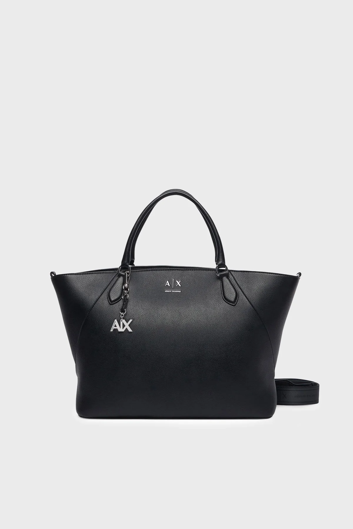 Armani Exchange Logolu Çıkarılabilir Askılı Kadın Çanta XW003142 AF26569 UC001 Siyah - 1