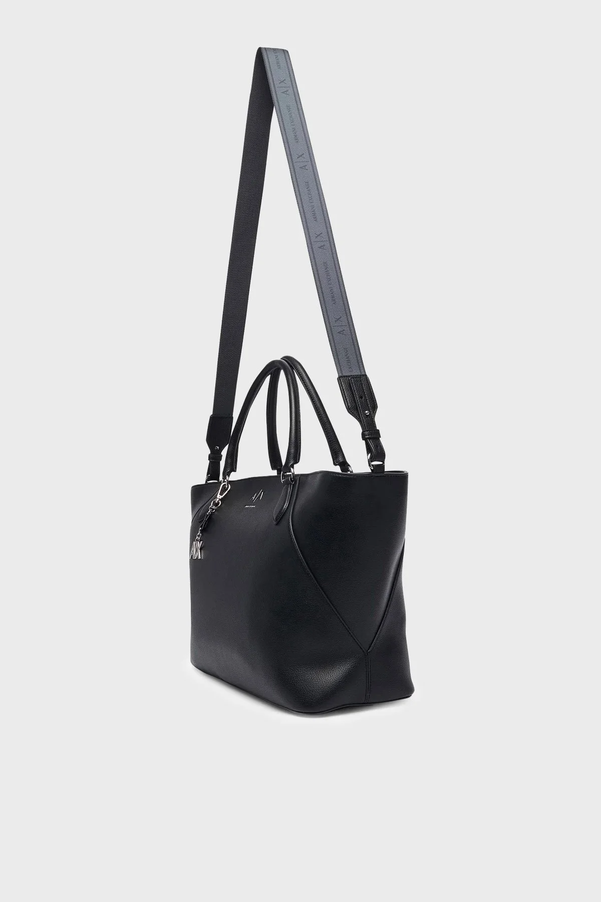 Armani Exchange Logolu Çıkarılabilir Askılı Kadın Çanta XW003142 AF26569 UC001 Siyah - 4