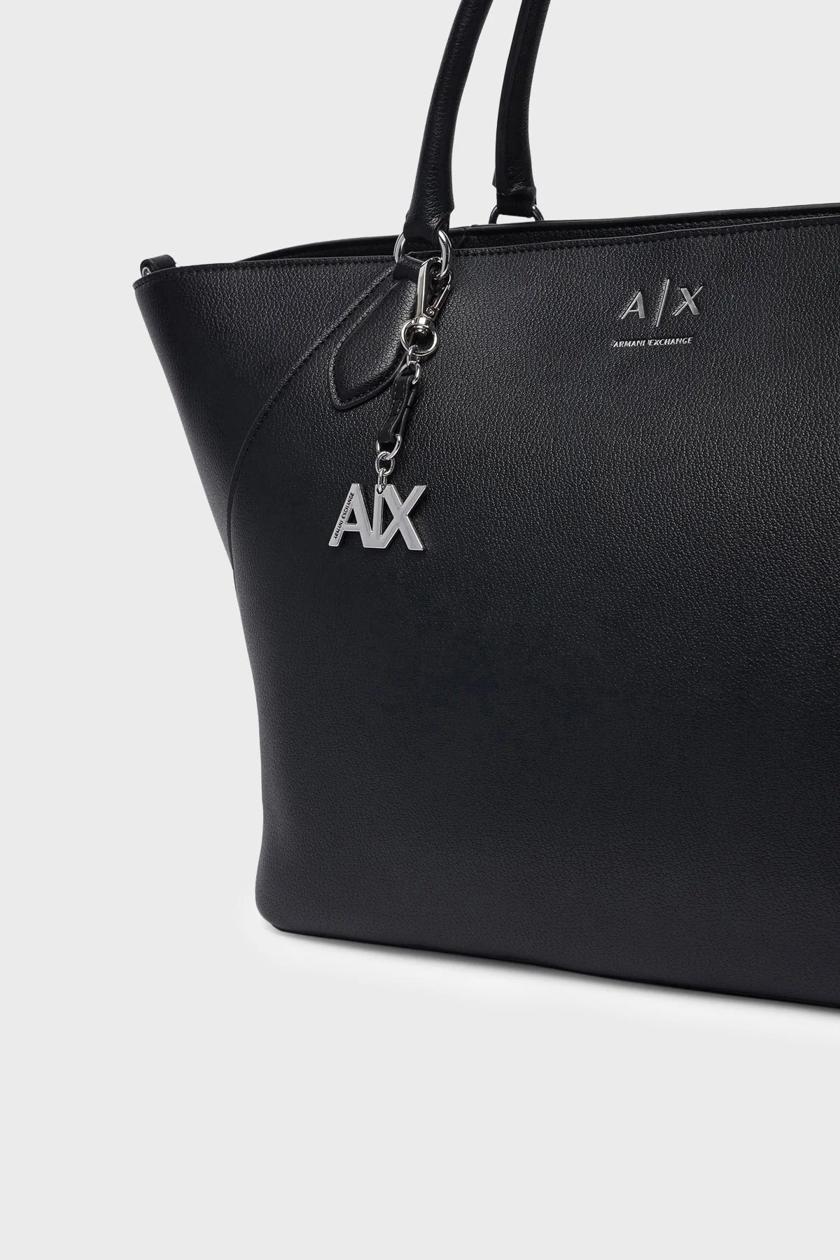 Armani Exchange Logolu Çıkarılabilir Askılı Kadın Çanta XW003142 AF26569 UC001 Siyah - 6