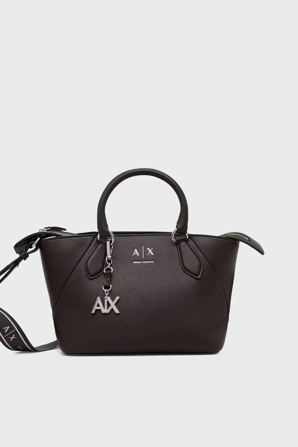 Armani Exchange Logolu Çıkarılabilir Askılı Kadın Çanta XW003143 AF26569 U6032 Kahve - 1