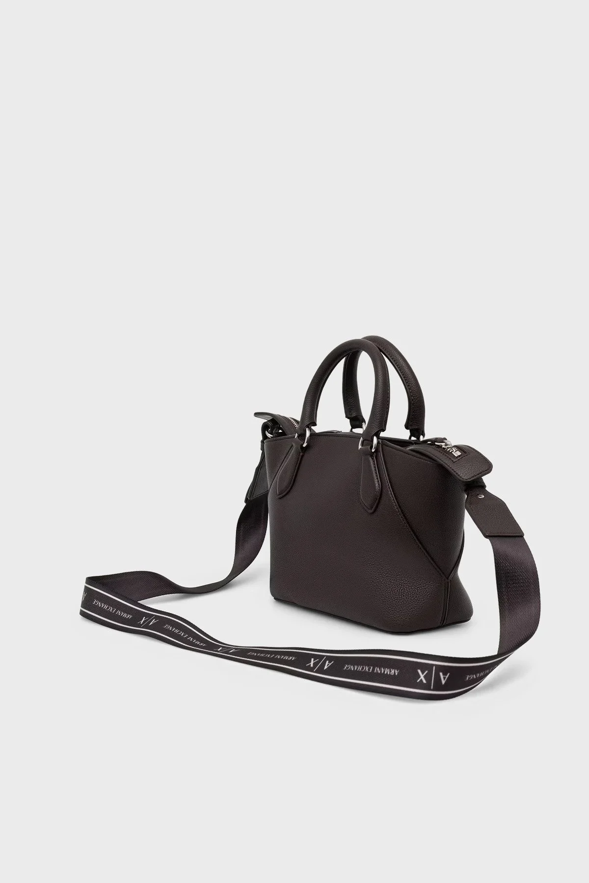 Armani Exchange Logolu Çıkarılabilir Askılı Kadın Çanta XW003143 AF26569 U6032 Kahve - 2