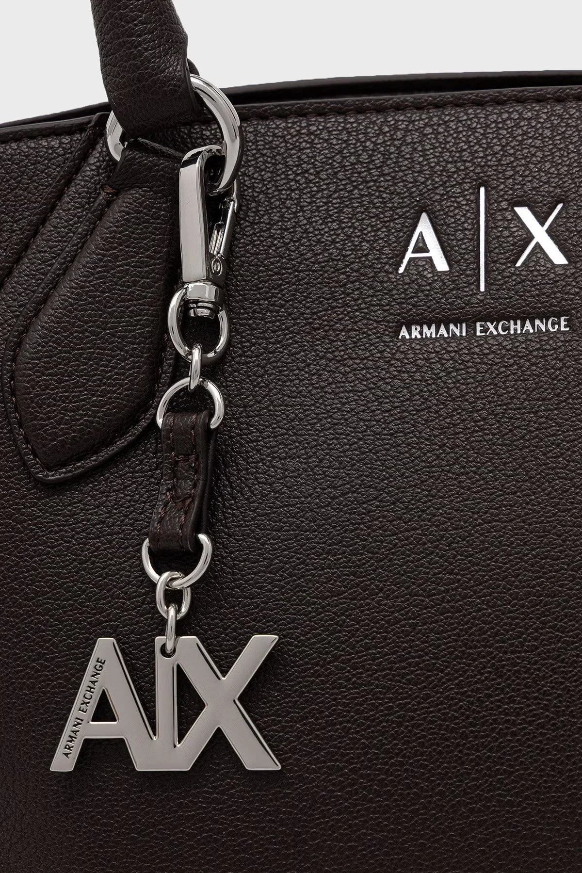 Armani Exchange Logolu Çıkarılabilir Askılı Kadın Çanta XW003143 AF26569 U6032 Kahve - 4