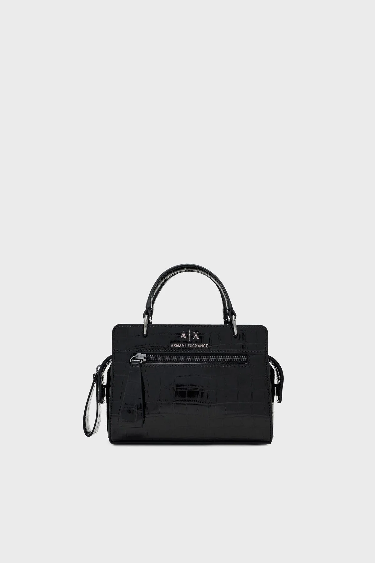 Armani Exchange Logolu Çıkarılabilir Askılı Mini Bayan Çanta XW001212 AF15628 UC001 SİYAH - 1