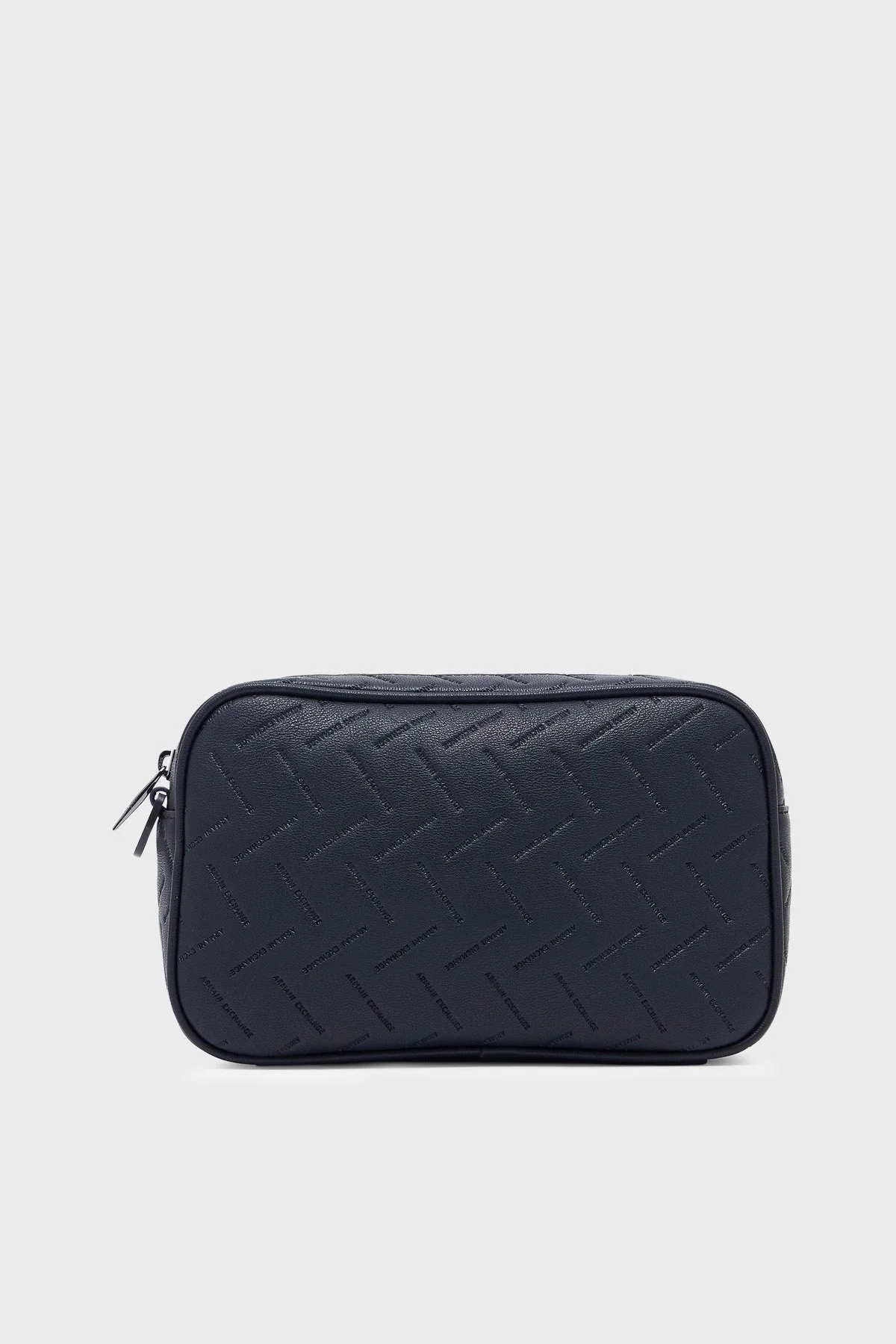 Armani Exchange Logolu Çıkarılabilir Bilek Askılı Erkek Çanta XM002600 AF22652 UB100 Lacivert - 2
