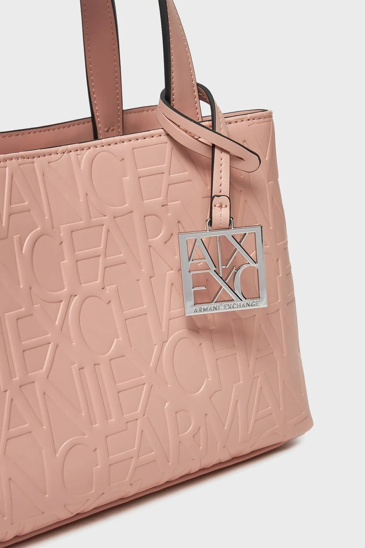 Armani Exchange Logolu Çıkarılabilir Omuz Askılı Bayan Çanta 942647 CC793 20570 PUDRA - 2