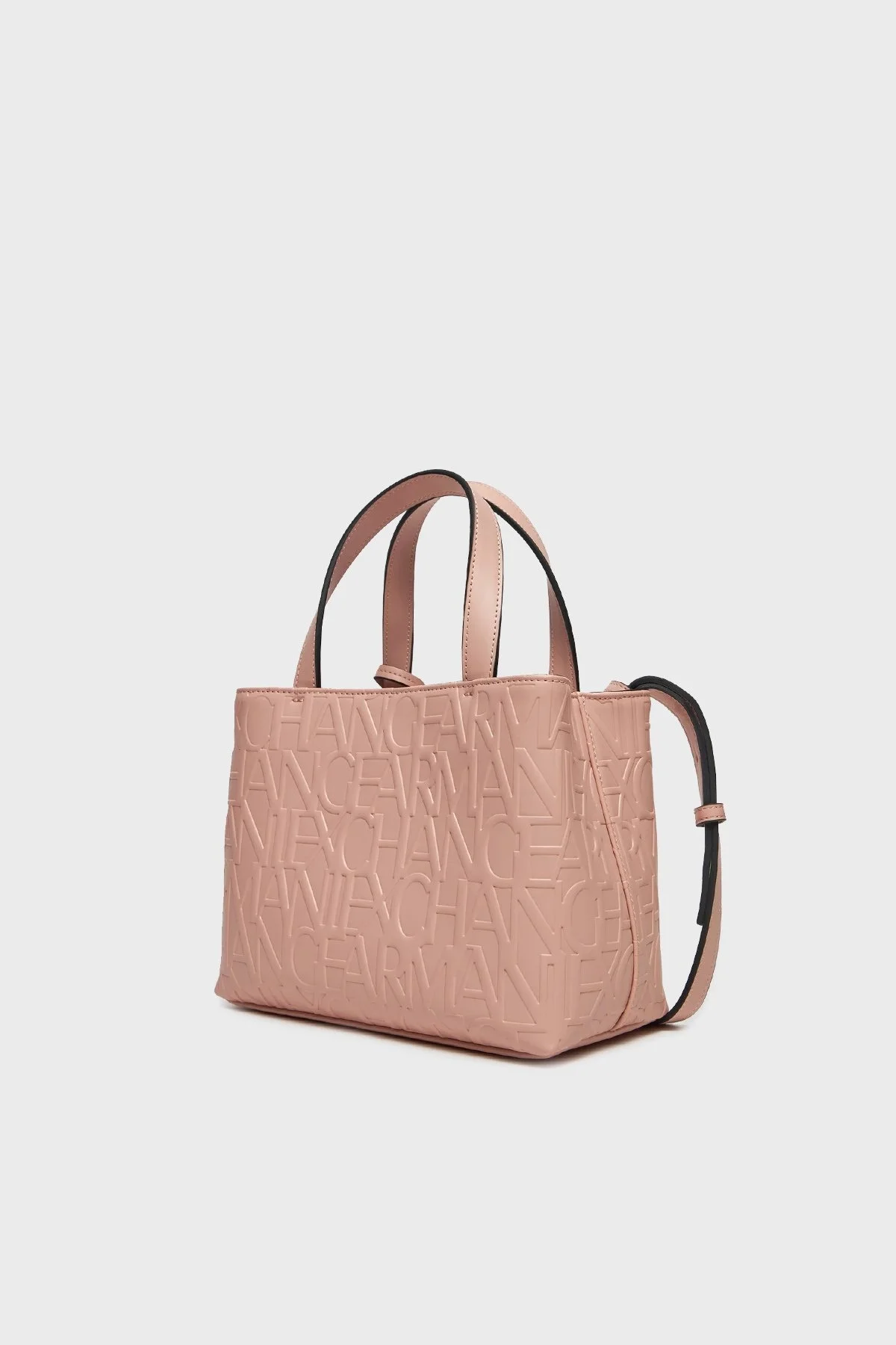 Armani Exchange Logolu Çıkarılabilir Omuz Askılı Bayan Çanta 942647 CC793 20570 PUDRA - 3