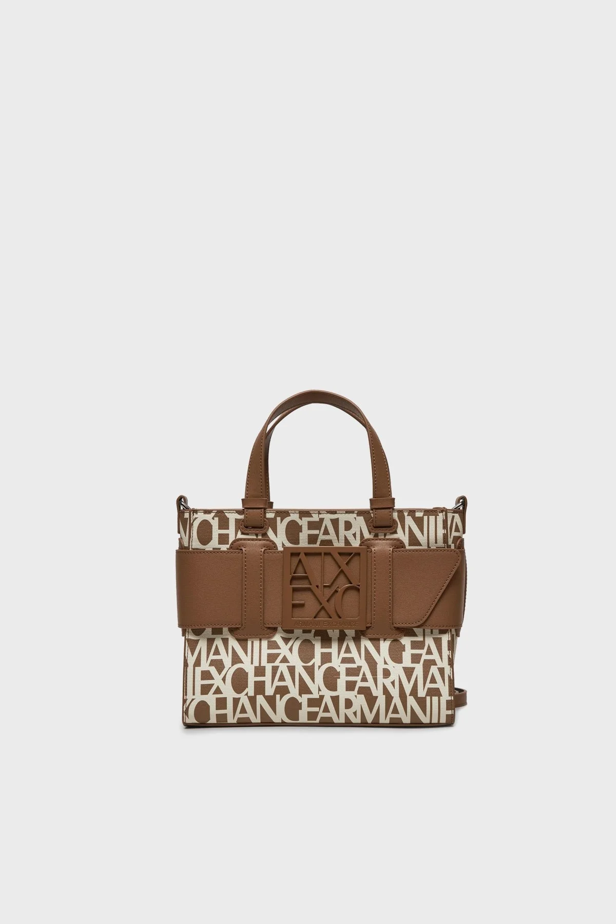 Armani Exchange Logolu Çıkarılabilir Omuz Askılı Bayan Çanta 942690 3F742 20511 BEYAZ - 1