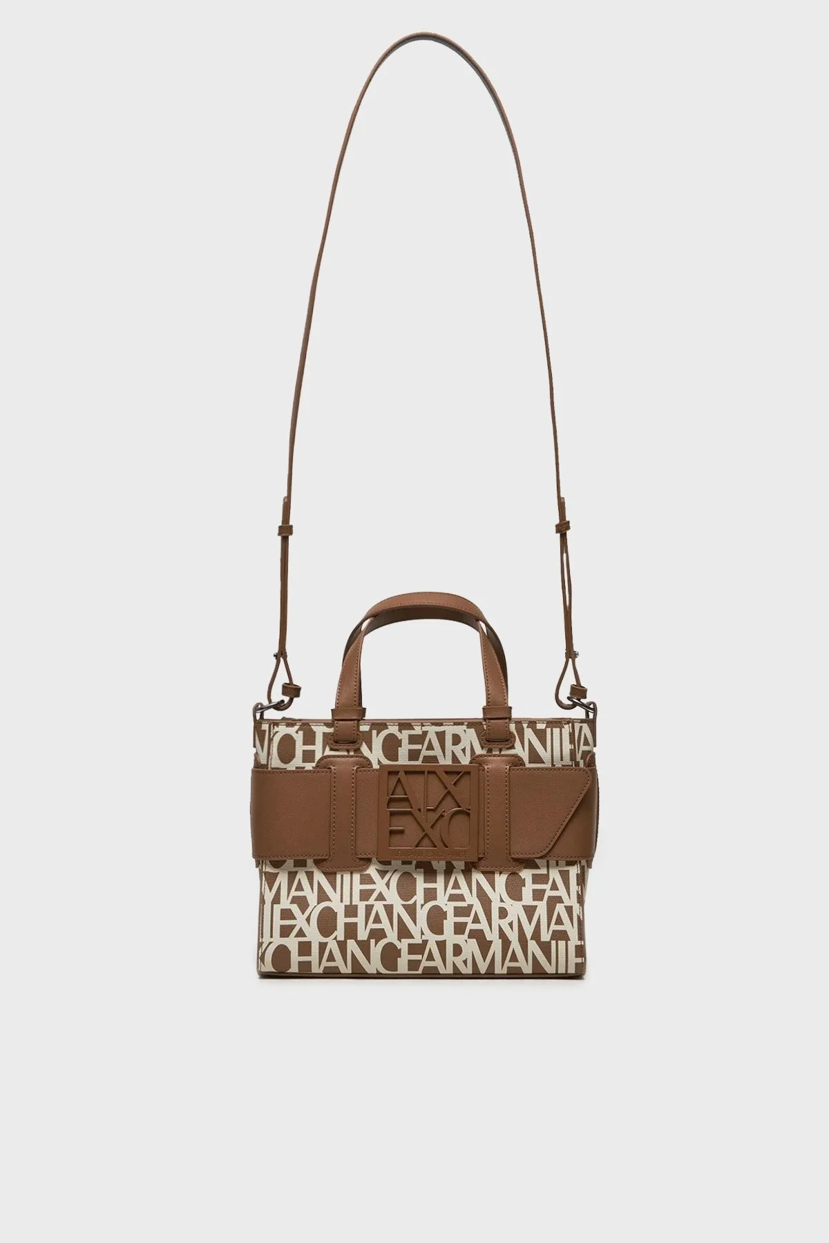 Armani Exchange Logolu Çıkarılabilir Omuz Askılı Bayan Çanta 942690 3F742 20511 BEYAZ - 2