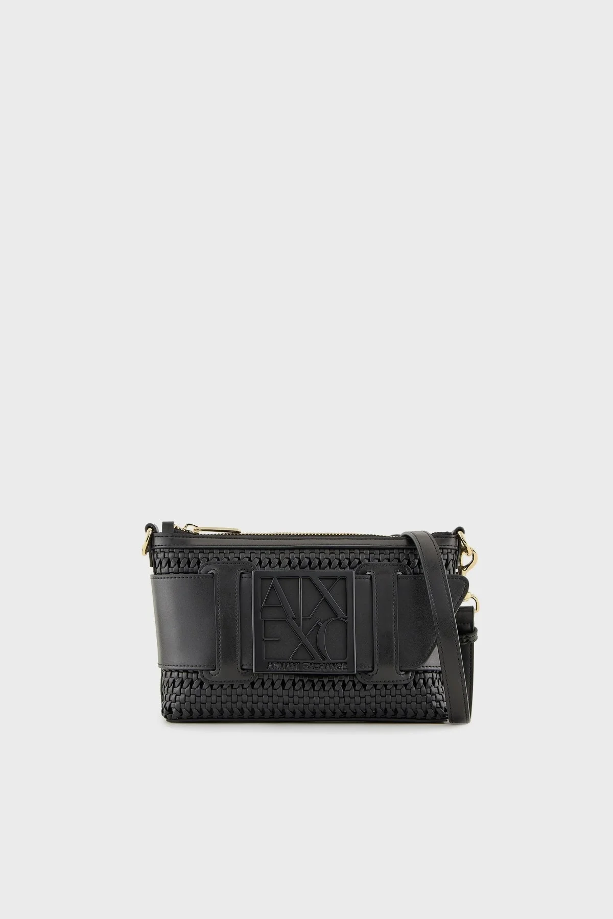 Armani Exchange Logolu Çıkarılabilir Omuz Askılı Bayan Çanta 942907 4R736 00020 SİYAH - 1