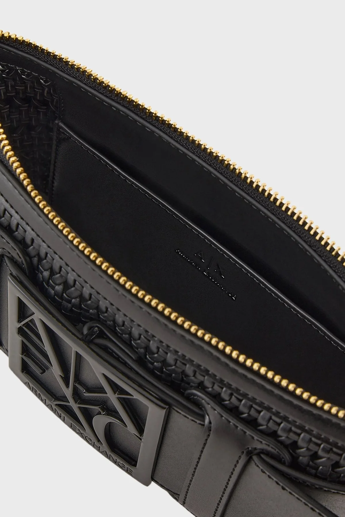 Armani Exchange Logolu Çıkarılabilir Omuz Askılı Bayan Çanta 942907 4R736 00020 SİYAH - 4