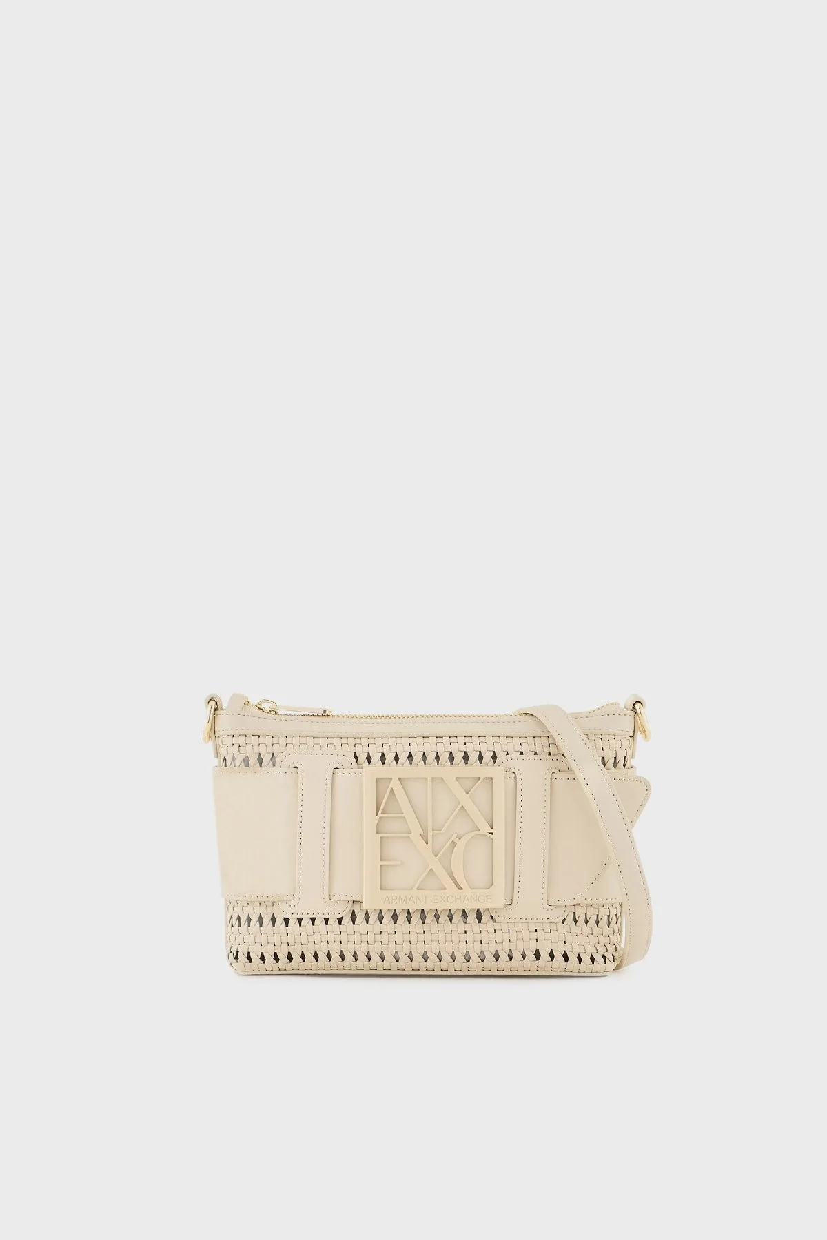 Armani Exchange Logolu Çıkarılabilir Omuz Askılı Bayan Çanta 942907 4R736 11950 BEJ - 1
