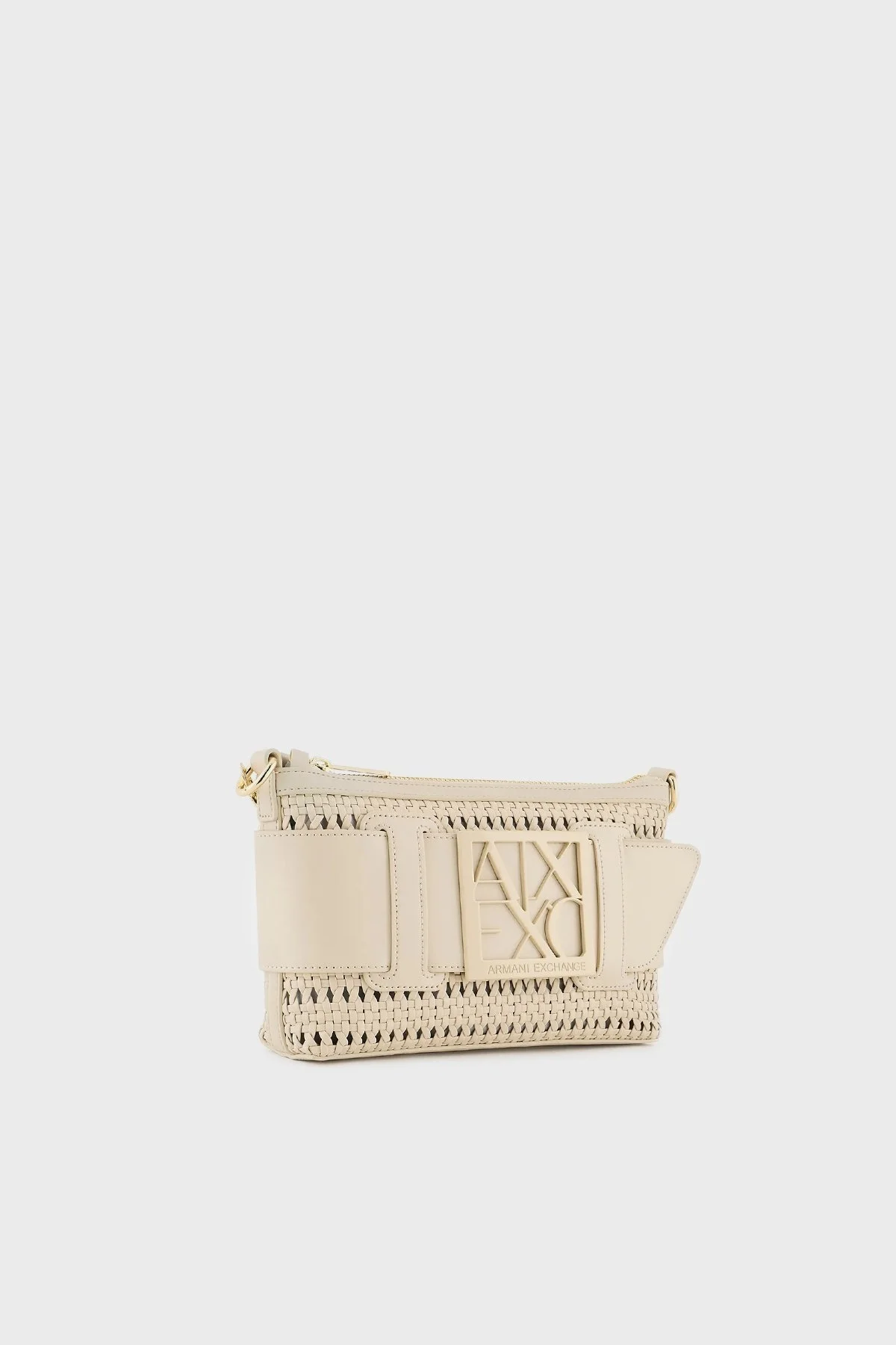 Armani Exchange Logolu Çıkarılabilir Omuz Askılı Bayan Çanta 942907 4R736 11950 BEJ - 2