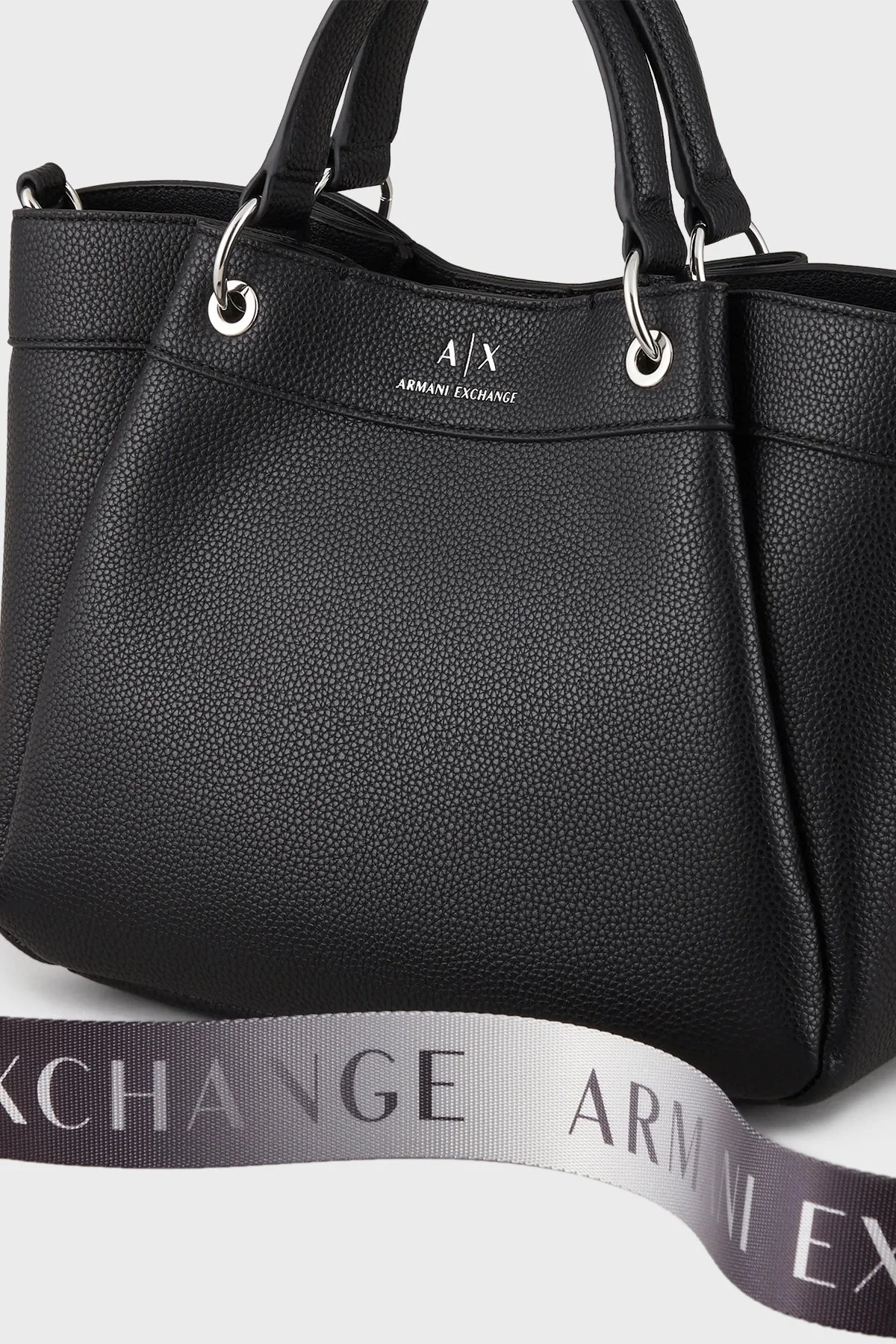 Armani Exchange Logolu Çıkarılabilir Omuz Askılı Kadın Çanta 942911 CC783 00020 SİYAH - 6