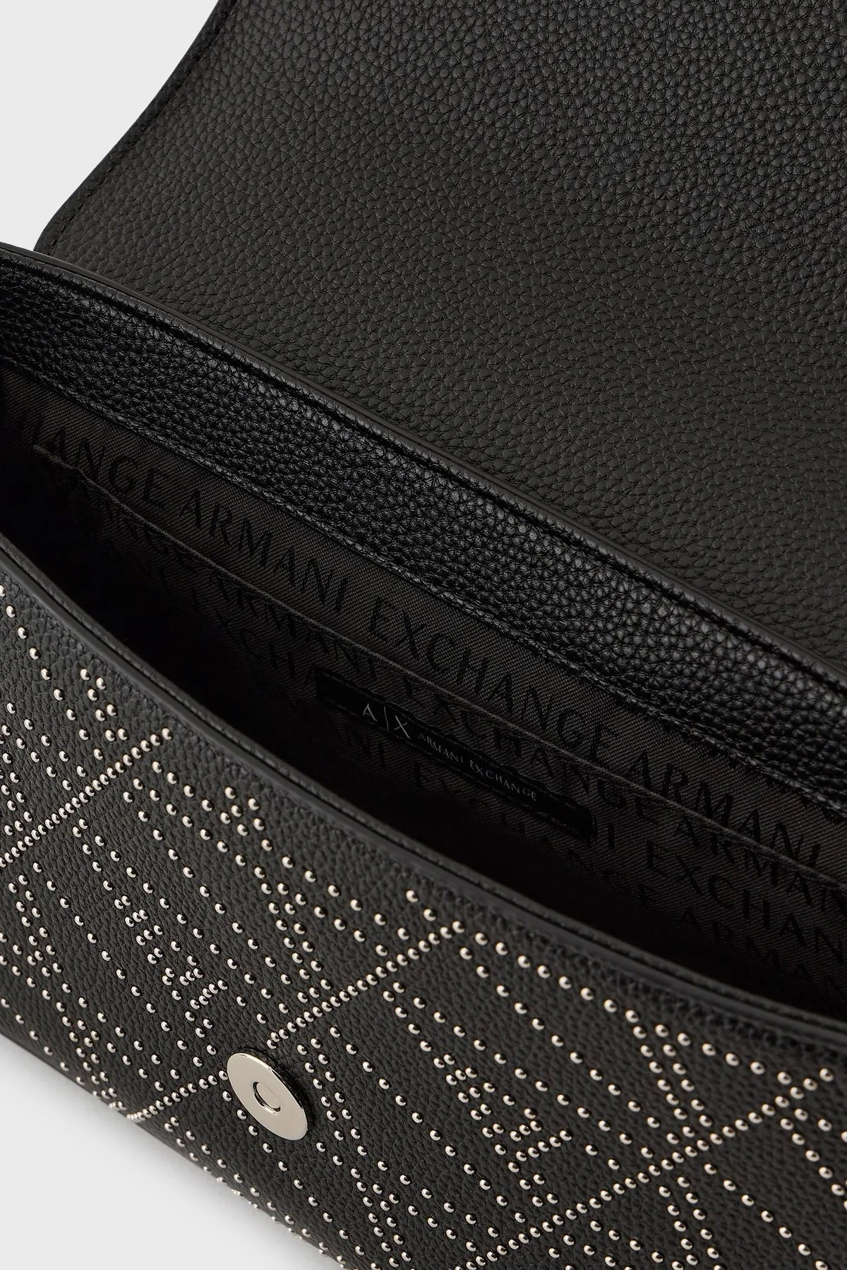 Armani Exchange Logolu Çıkarılabilir Omuz Askılı Bayan Çanta 942912 4F796 00020 SİYAH - 6