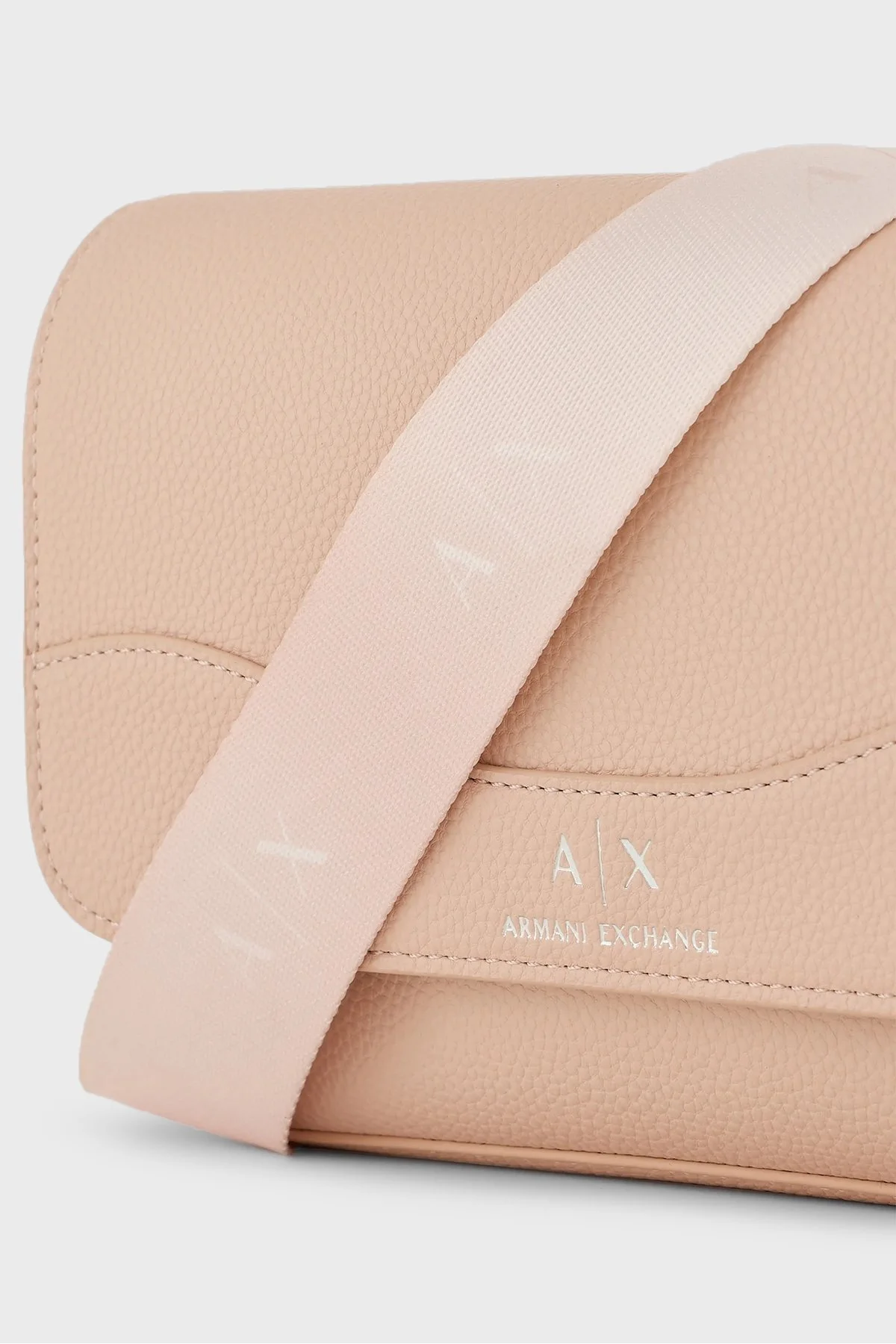Armani Exchange Logolu Çıkarılabilir Omuz Askılı Bayan Çanta 942912 CC783 05871 PUDRA - 4