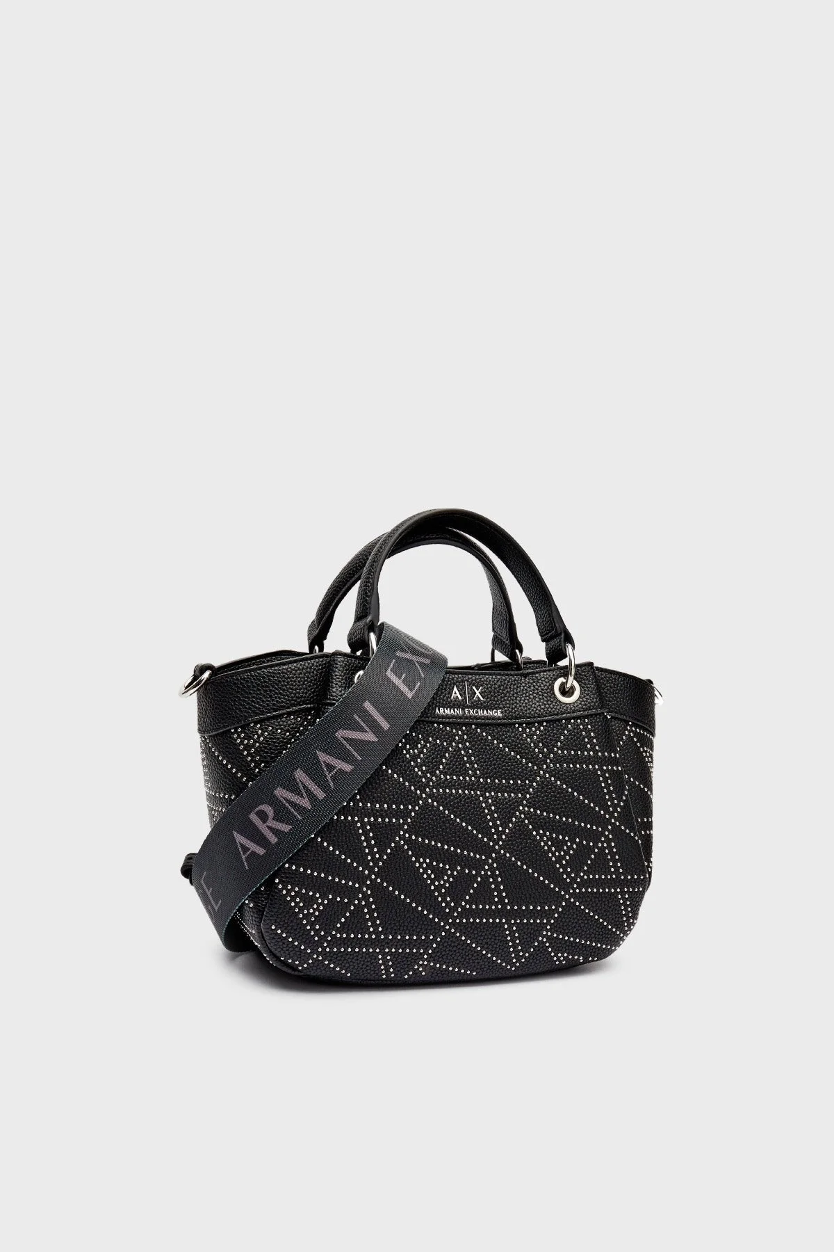 Armani Exchange Logolu Çıkarılabilir Omuz Askılı Bayan Çanta 942927 4F796 00020 SİYAH - 3