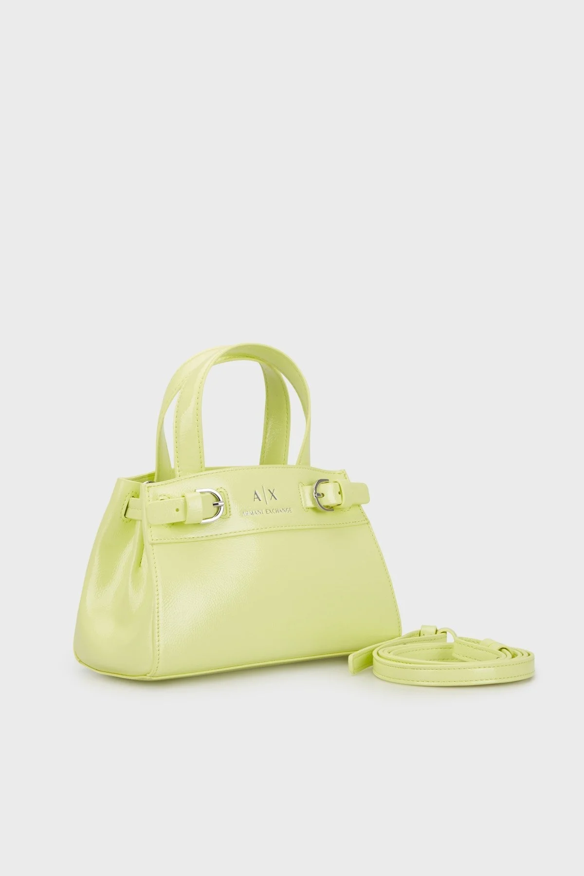 Armani Exchange Logolu Çıkarılabilir Omuz Askılı Bayan Çanta 949134 4R751 04161 FISTIK YEŞİL - 2