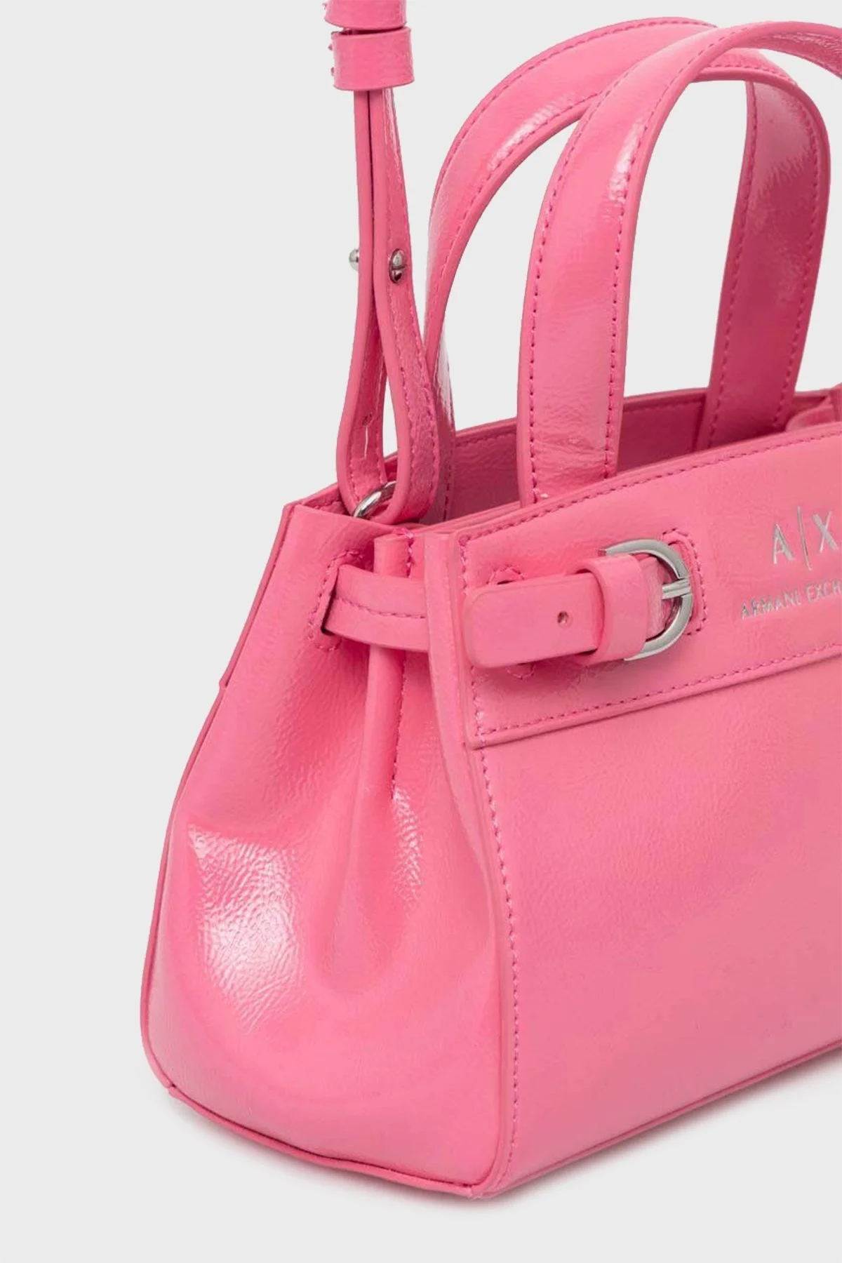 Armani Exchange Logolu Çıkarılabilir Omuz Askılı Bayan Çanta 949134 4R751 09677 PEMBE - 3