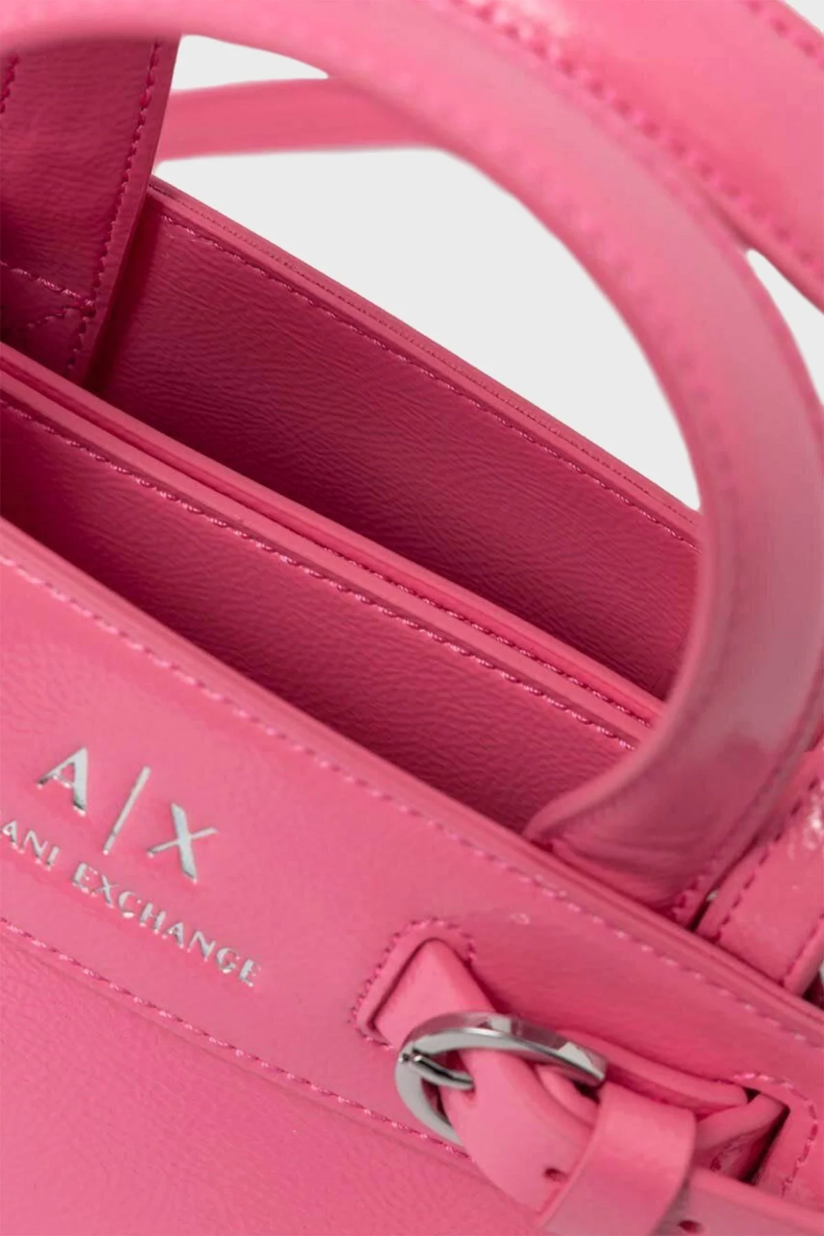 Armani Exchange Logolu Çıkarılabilir Omuz Askılı Bayan Çanta 949134 4R751 09677 PEMBE - 5