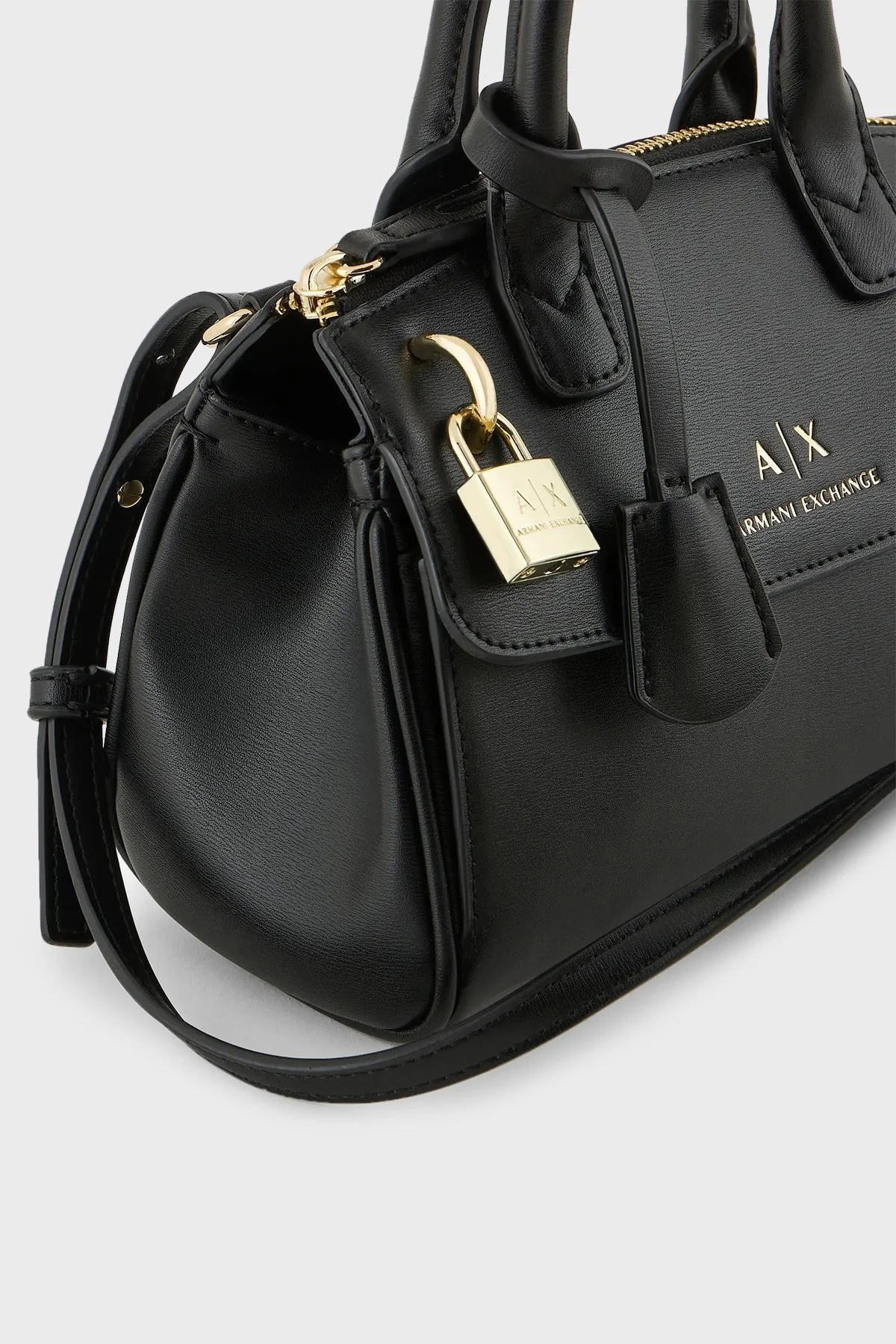Armani Exchange Logolu Çıkarılabilir Omuz Askılı Bayan Çanta 949163 4F779 00020 SİYAH - 6