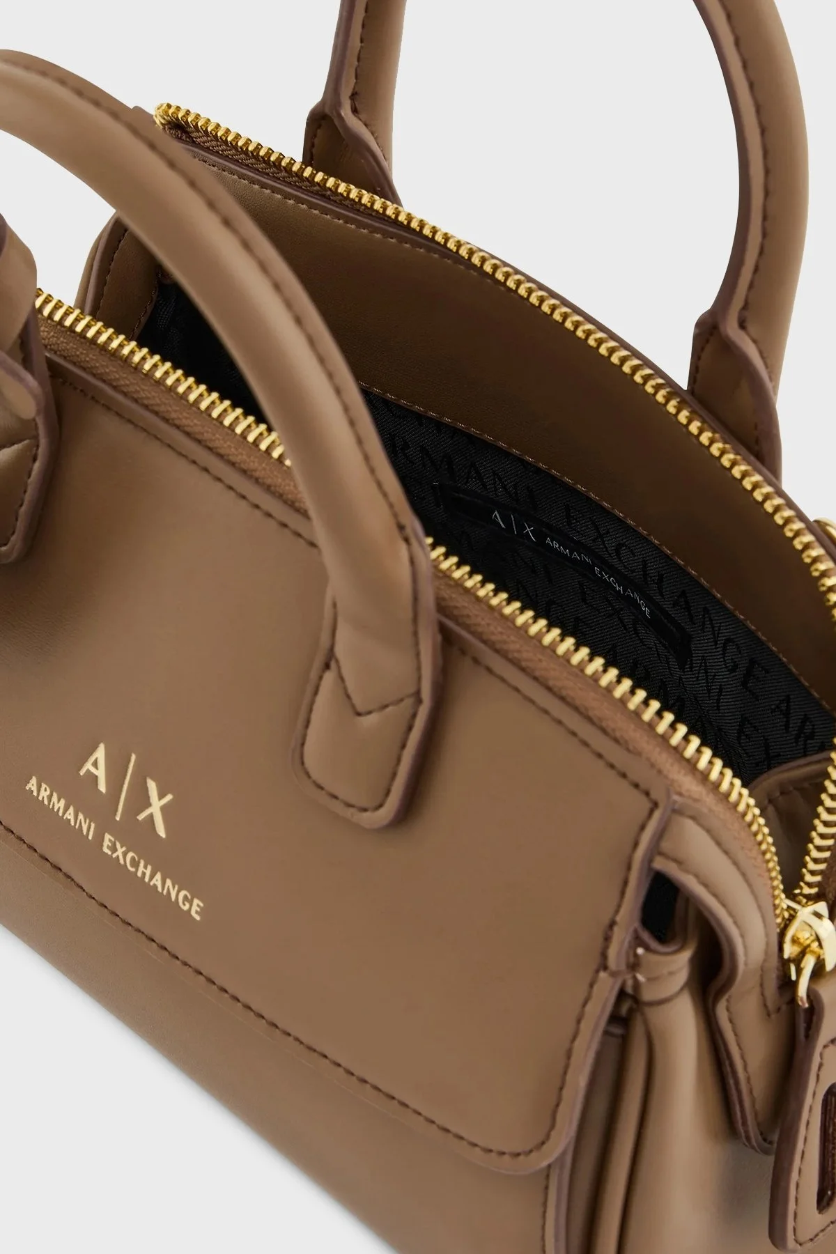 Armani Exchange Logolu Çıkarılabilir Omuz Askılı Bayan Çanta 949163 4F779 14949 KAHVE - 5