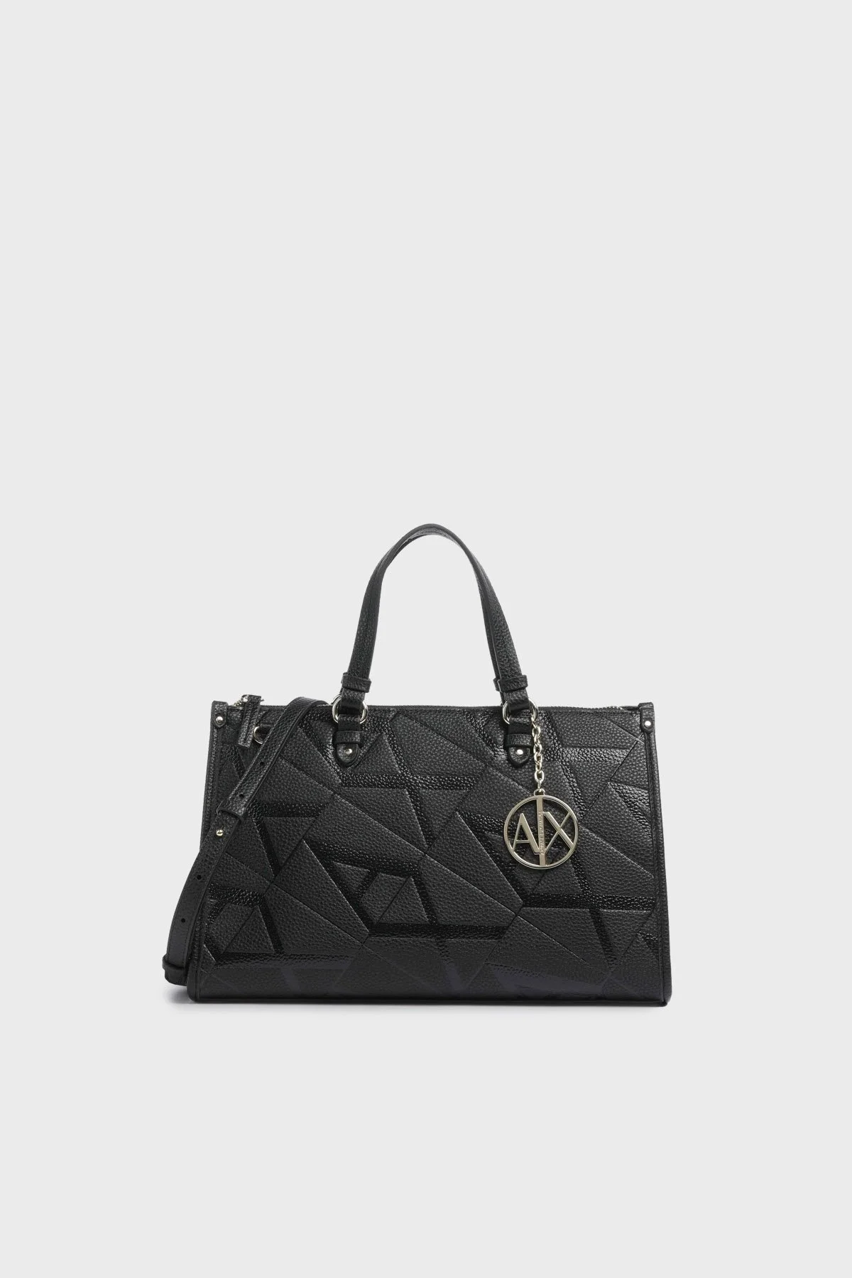 Armani Exchange Logolu Çıkarılabilir Omuz Askılı Bayan Çanta 949165 4F784 19921 SİYAH - 1