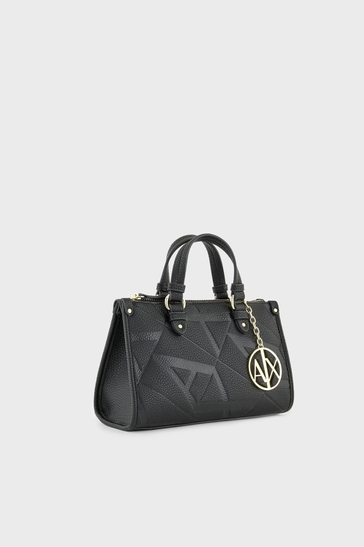 Armani Exchange Logolu Çıkarılabilir Omuz Askılı Küçük Bayan Çanta 949187 4F784 19921 SİYAH - 4