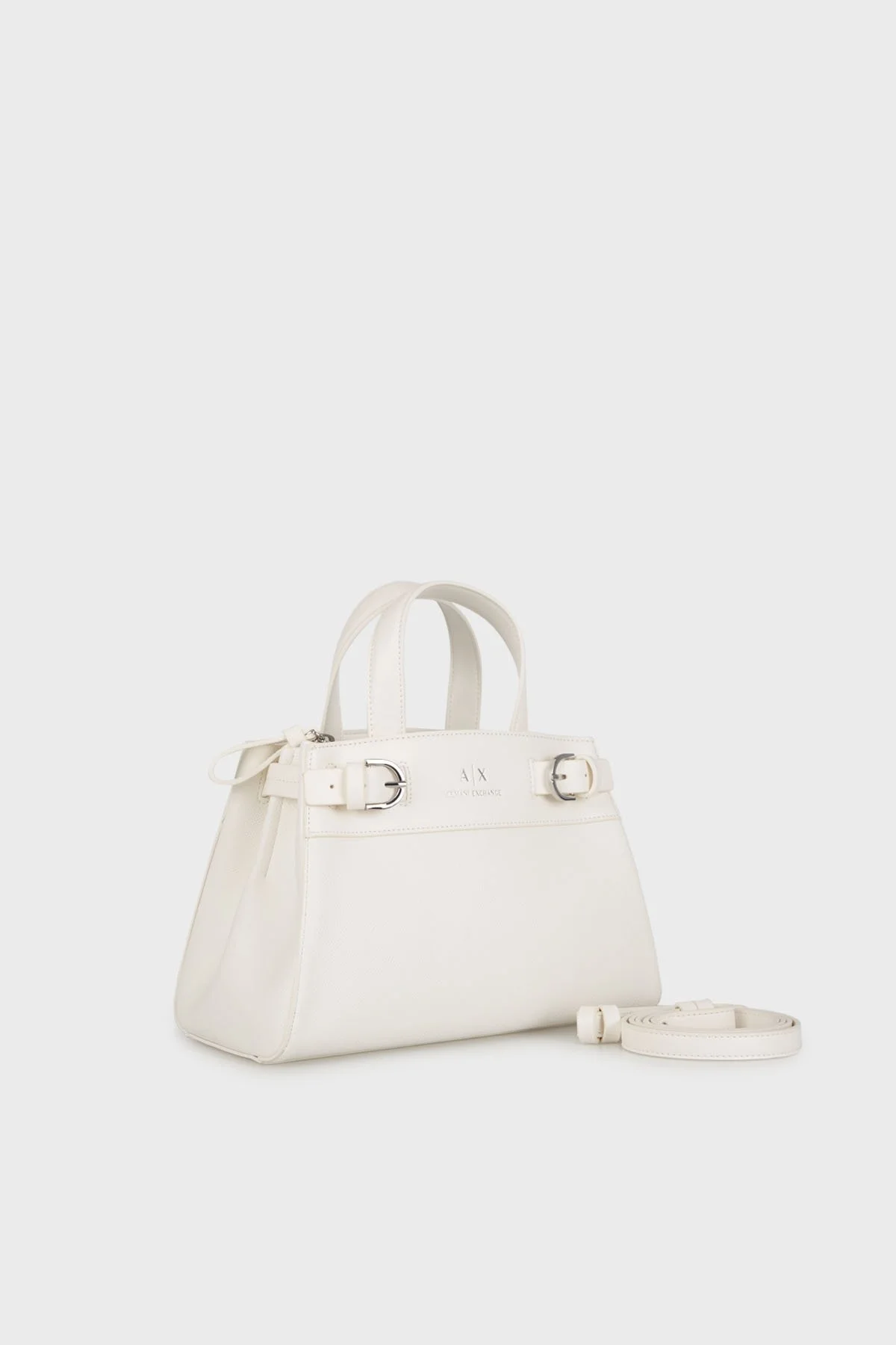 Armani Exchange Logolu Çıkarılabilir Omuz Askılı Tote Bayan Çanta 949136 4R755 14212 BEYAZ - 3