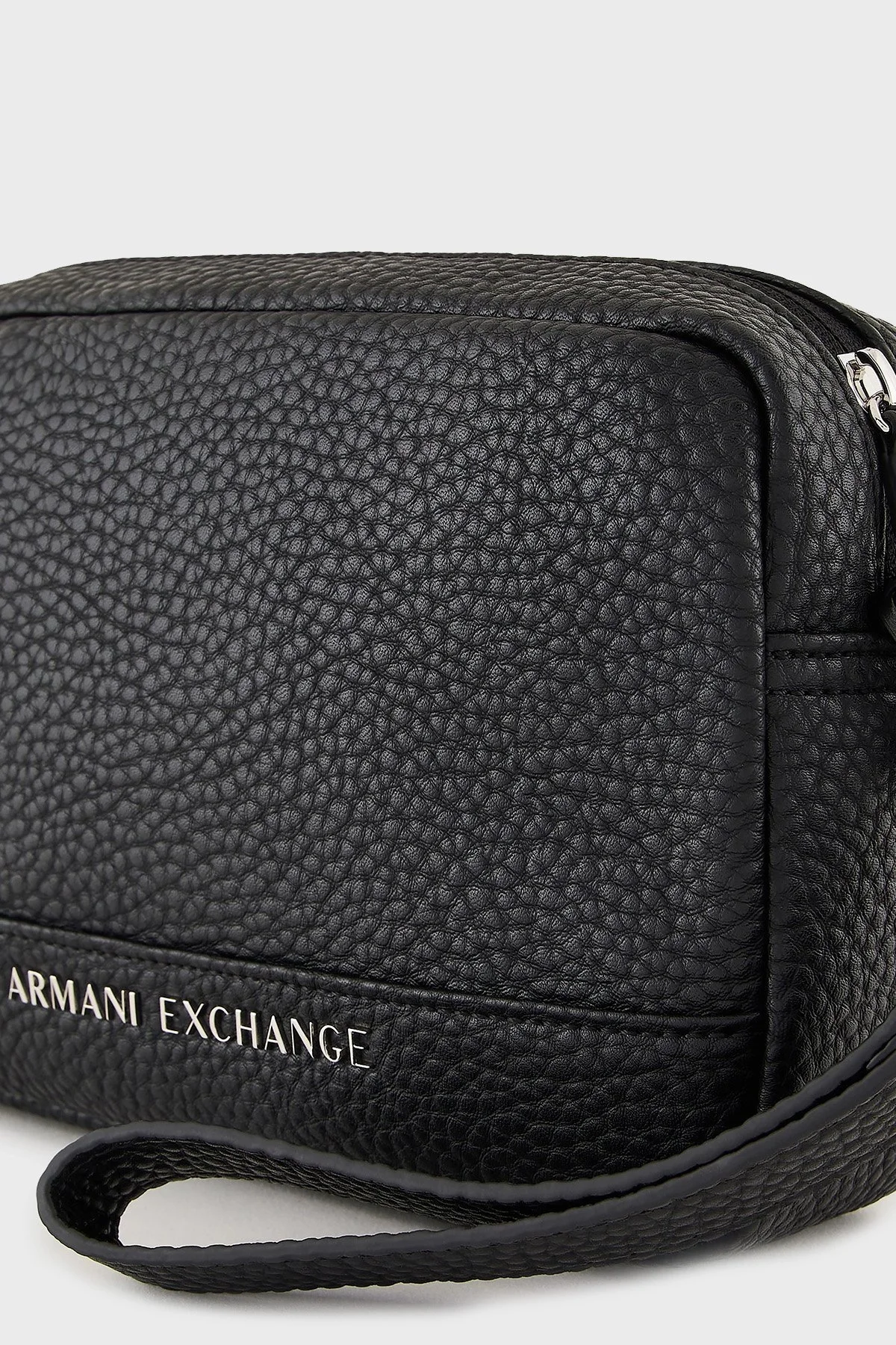 Armani Exchange Logolu Çıkarılabilir Tutma Saplı Kozmetik Erkek Çanta 958542 CC828 00020 SİYAH - 8