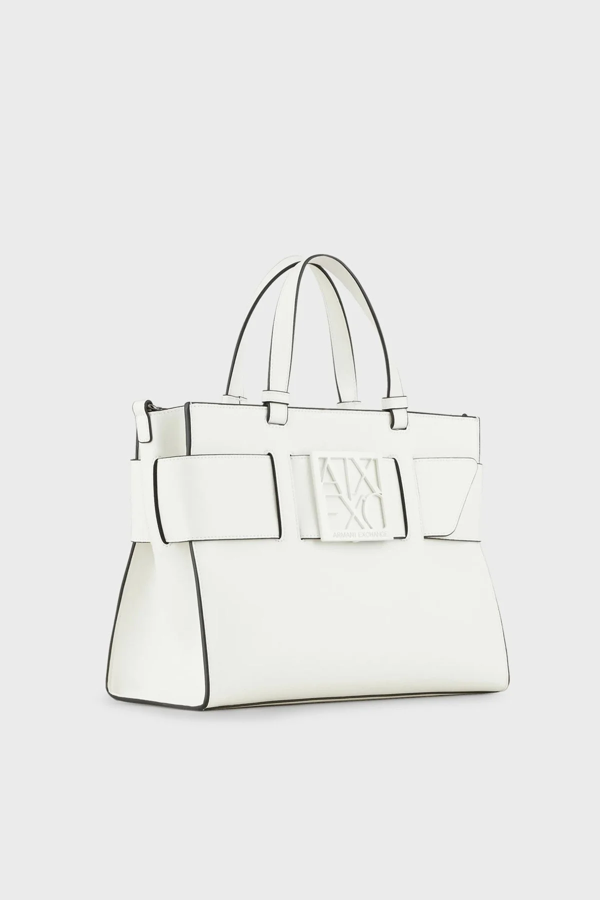 Armani Exchange Logolu Çıkarılabilir Uzatma Askılı Bayan Çanta 942689 0A874 26410 BEYAZ - 5