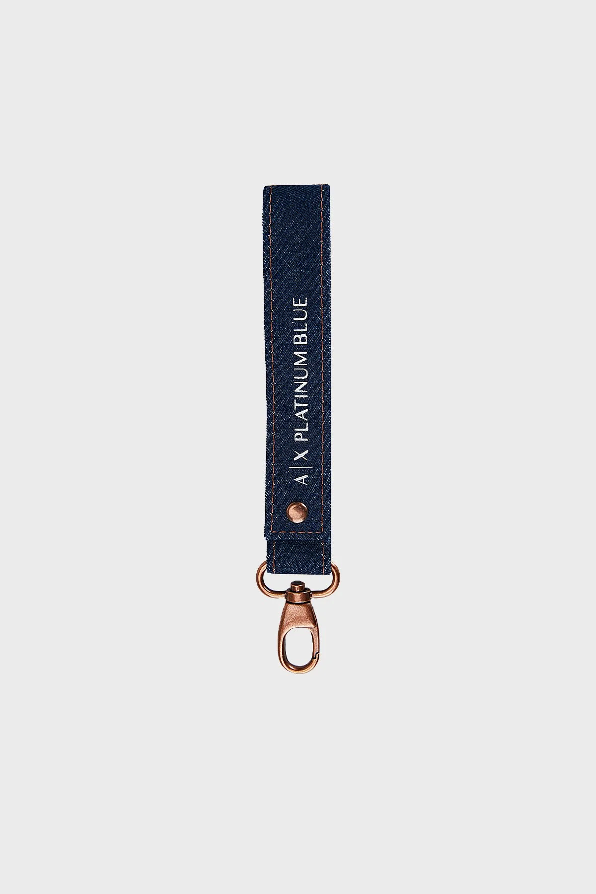 Armani Exchange Logolu Denım Erkek Anahtarlık XM003871 AF22670 MB001 LACİVERT - 1