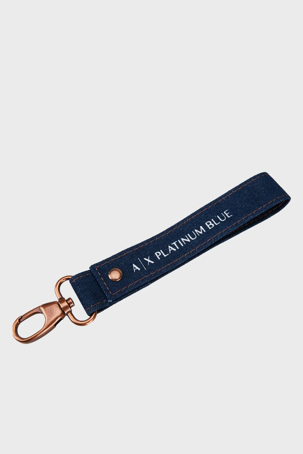 Armani Exchange Logolu Denım Erkek Anahtarlık XM003871 AF22670 MB001 LACİVERT - 3