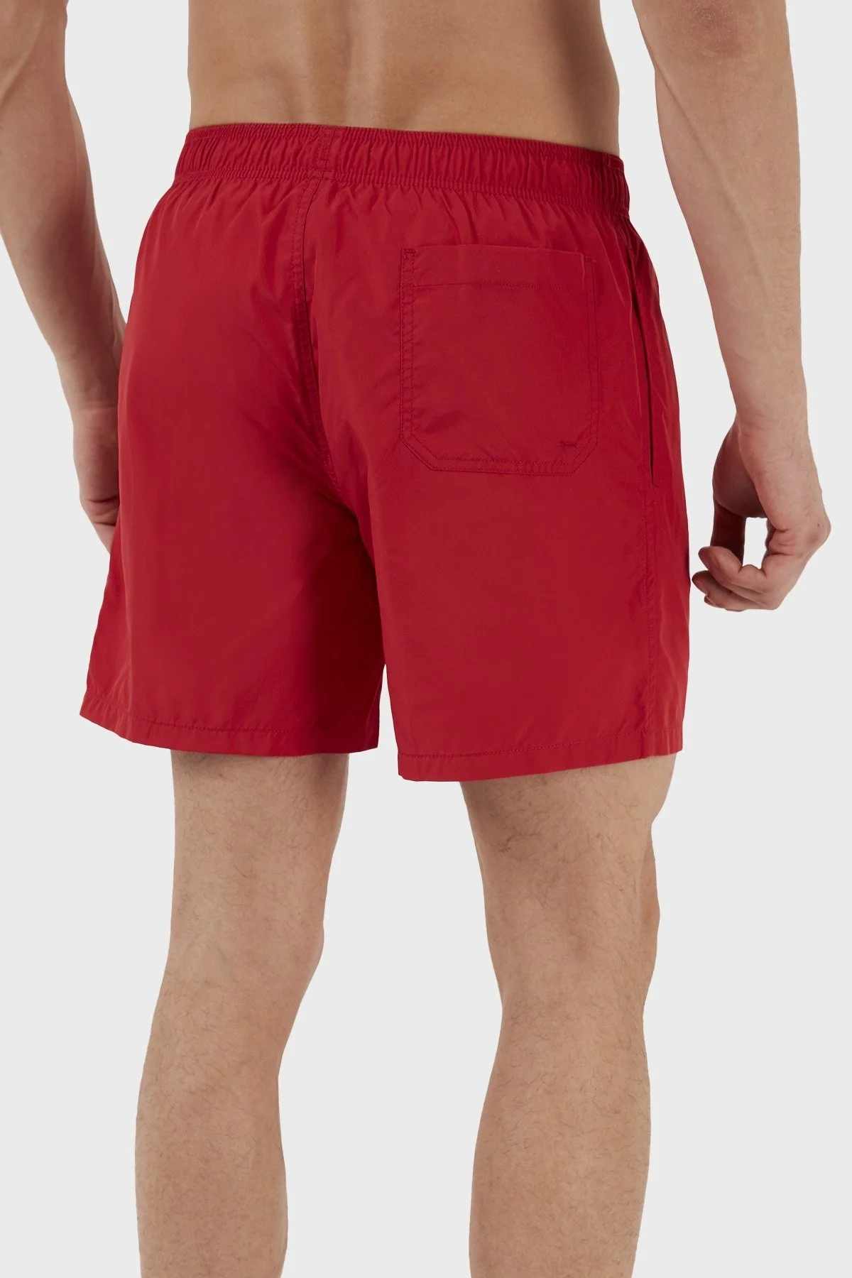 Armani Exchange Logolu Deniz Şortu Cepli Erkek Mayo Short 953034 CC623 32574 KIRMIZI - 11