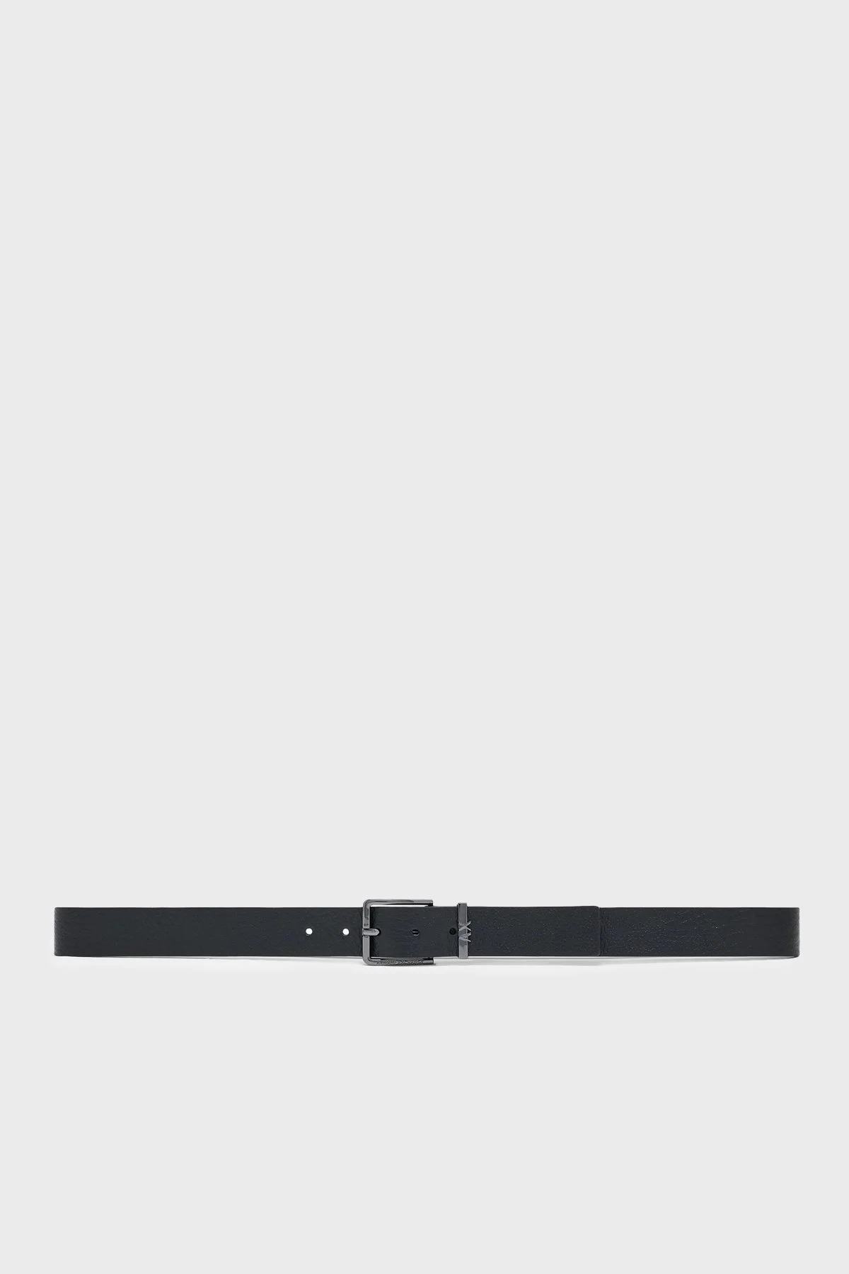 Armani Exchange Logolu Deri Erkek Kemer XM003386 AF26716 UC001 Siyah - 3