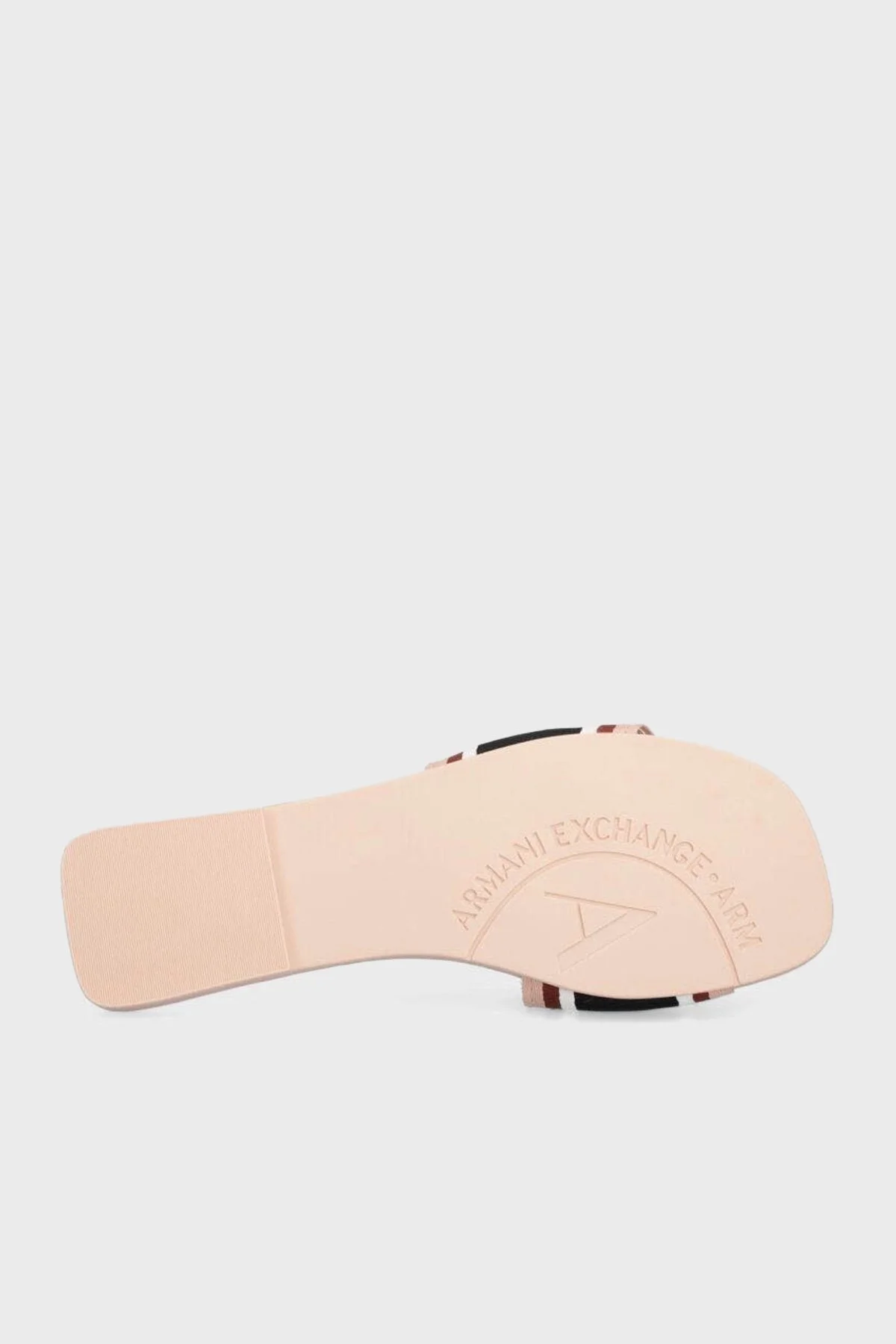 Armani Exchange Logolu Düz Bayan Terlik XDP045 XV842 00095 SİYAH-BEJ - 5