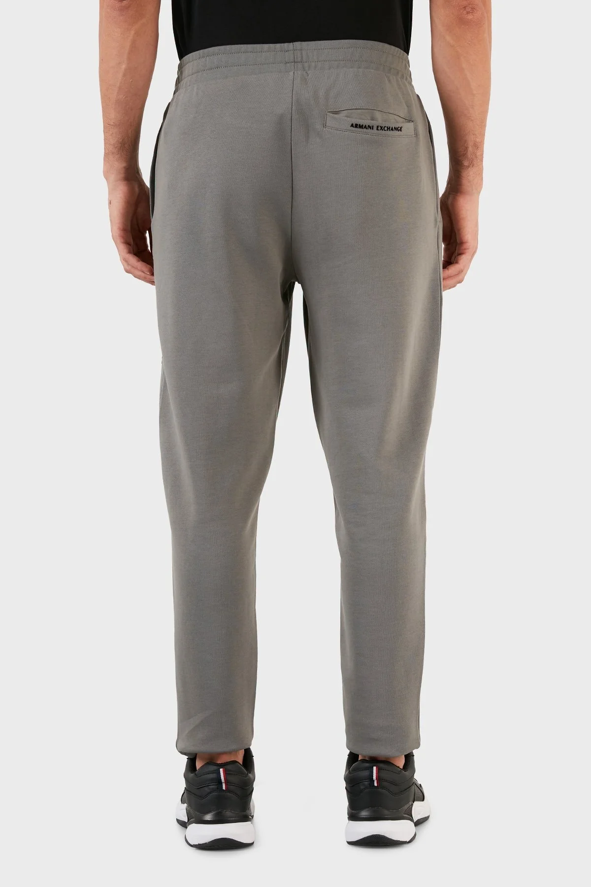 Armani Exchange Logolu Elastik Bel Bantlı Regular Fit Pamuklu Jogger Erkek Pantolon 6LZPAS ZJBWZ 1979 GRİ - 11
