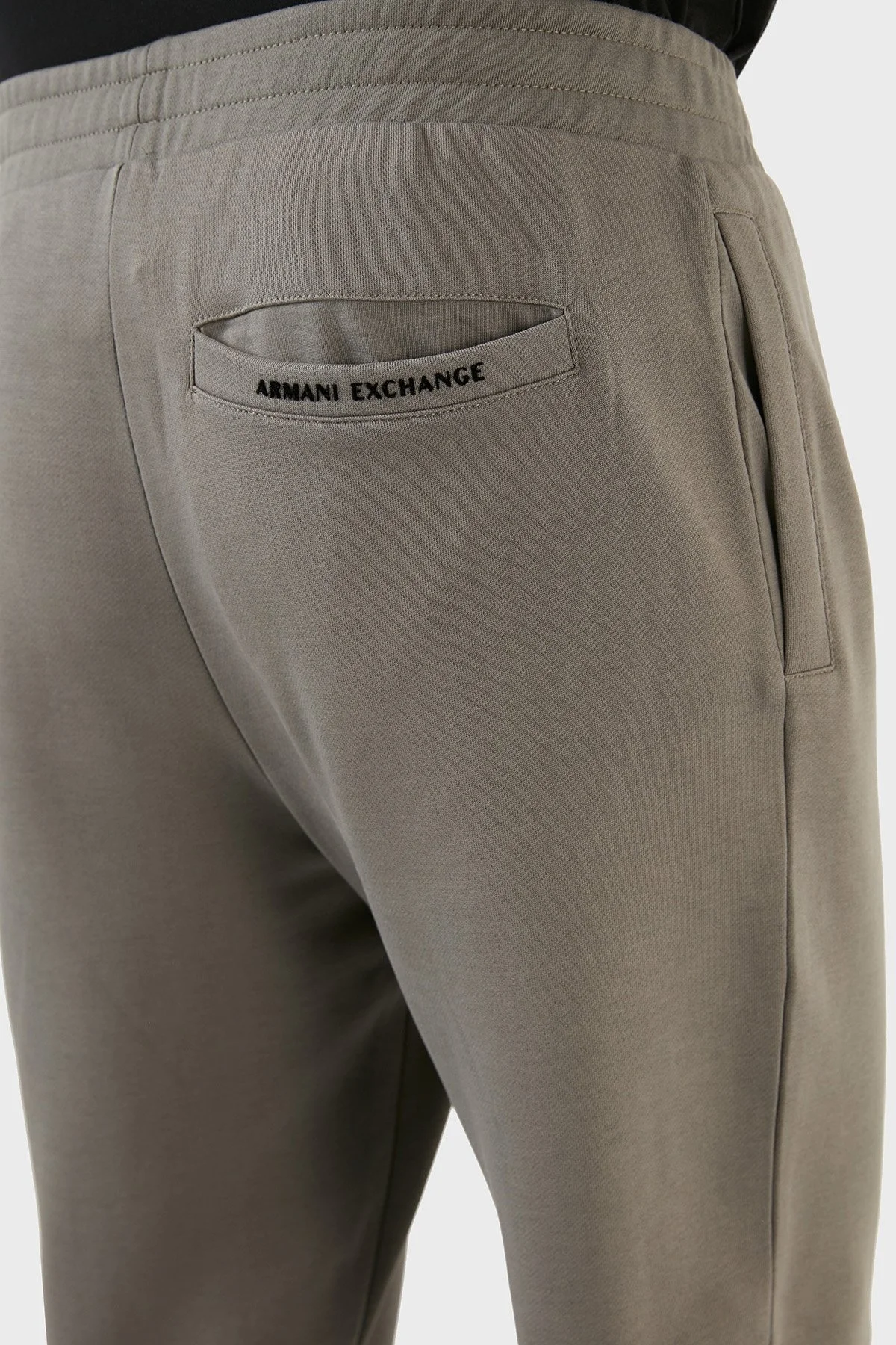 Armani Exchange Logolu Elastik Bel Bantlı Regular Fit Pamuklu Jogger Erkek Pantolon 6LZPAS ZJBWZ 1979 GRİ - 13