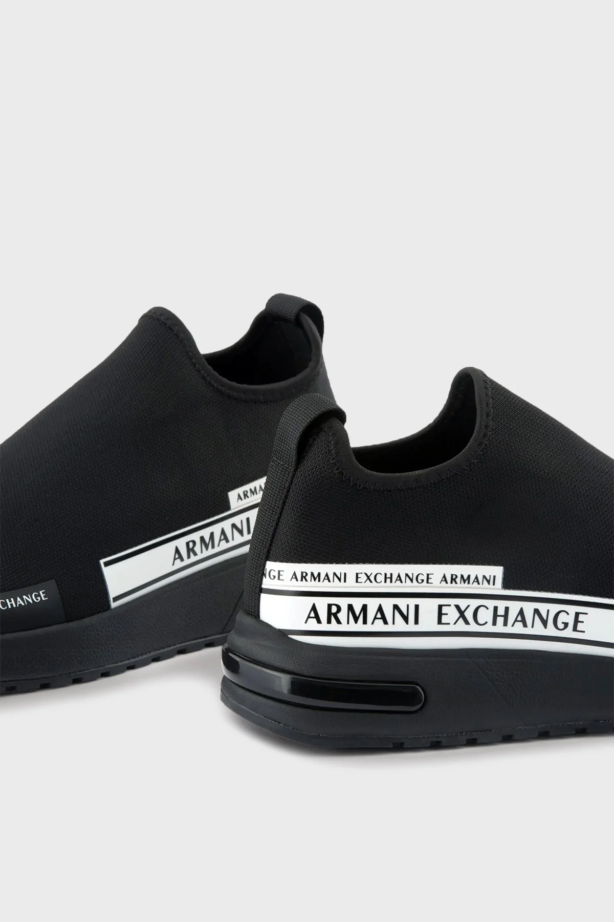 Armani Exchange Logolu Erkek Ayakkabı XUY006 XV602 00002 SİYAH - 4