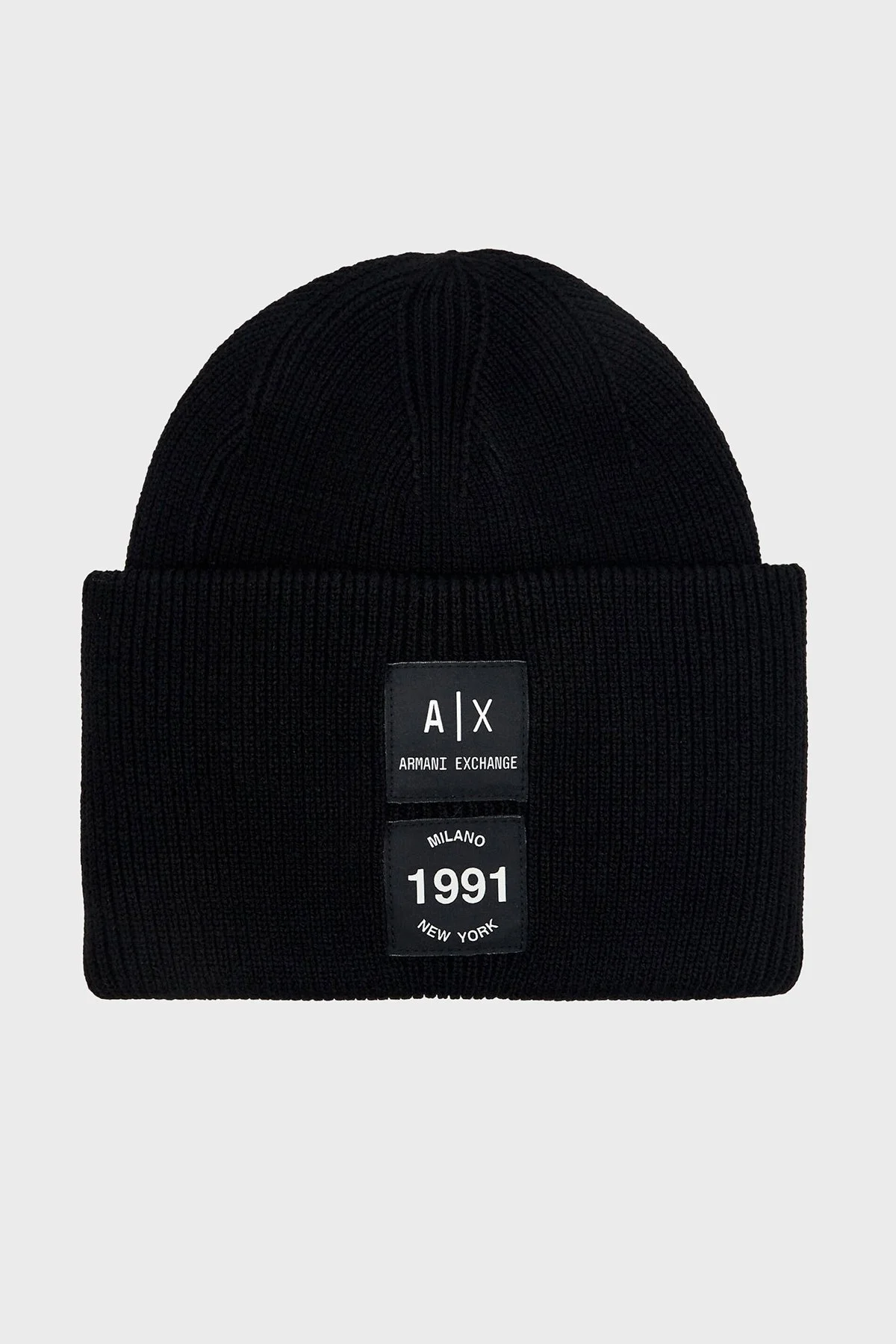 Armani Exchange Logolu Erkek Bere XM003130 AF14008 UC001 Siyah - 1