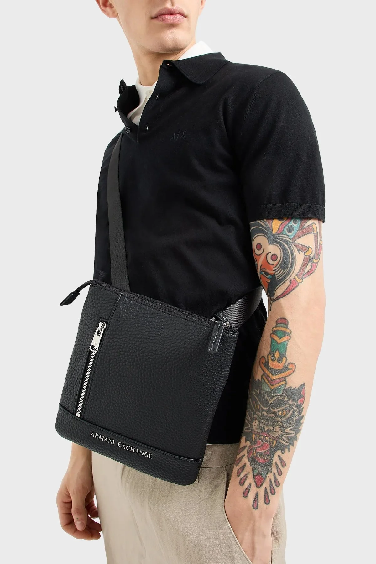 Armani Exchange Logolu Erkek Çanta 952652 CC828 00020 SİYAH - 2