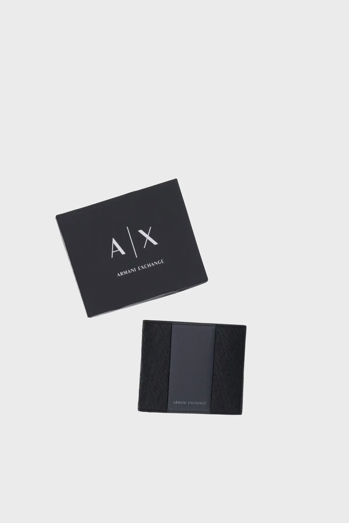Armani Exchange Logolu Erkek Cüzdan XM000168 AF26691 MC028 Siyah-gri - 5