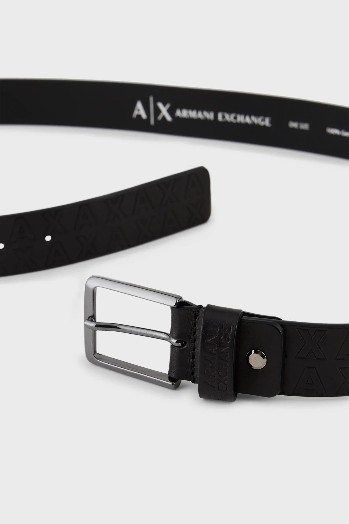 Armani Exchange Logolu Erkek Kemer 951390 3F816 00020 SİYAH - 2