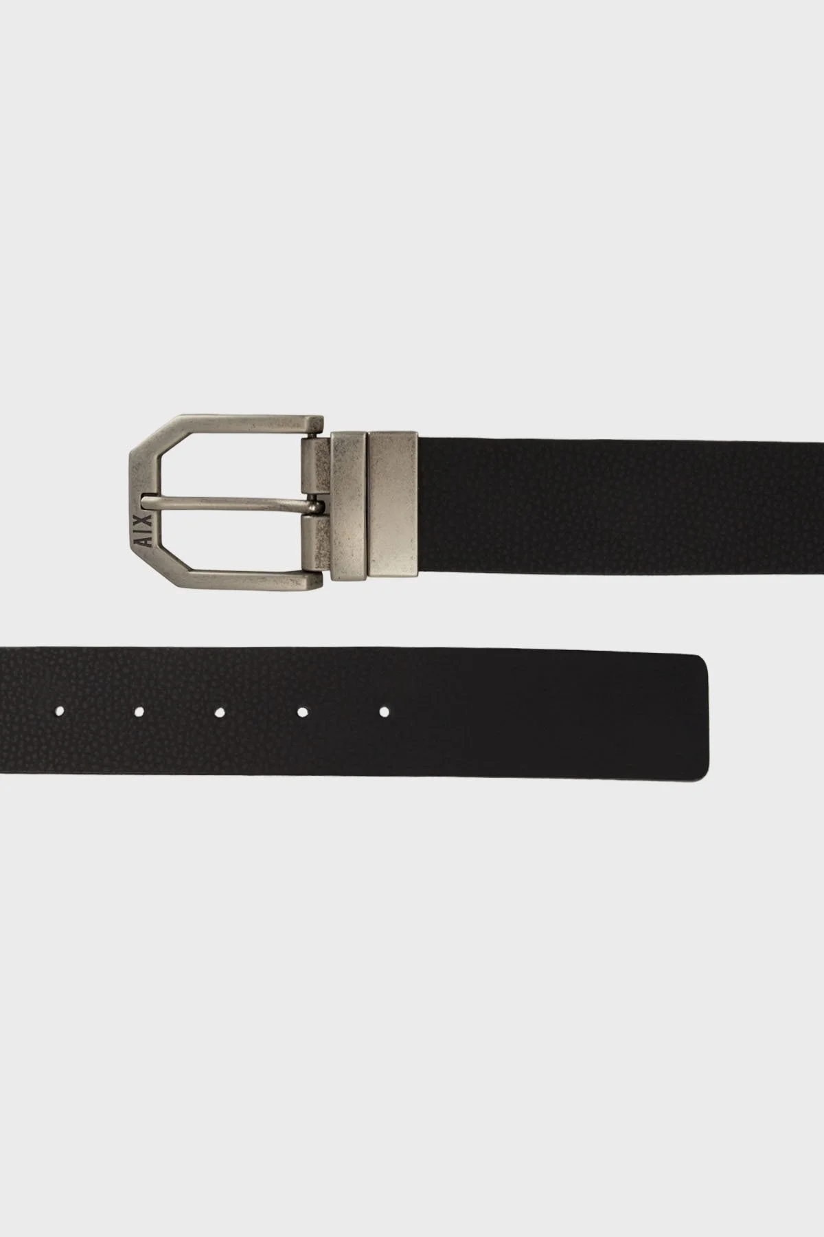 Armani Exchange Logolu Erkek Kemer XM000614 AF12713 MC041 SİYAH-GRİ - 2