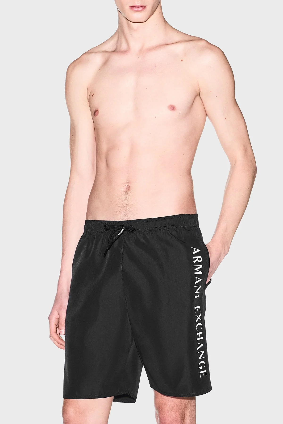 Armani Exchange Logolu Erkek Mayo Short XM000835 AF22573 UC001 SİYAH - 1
