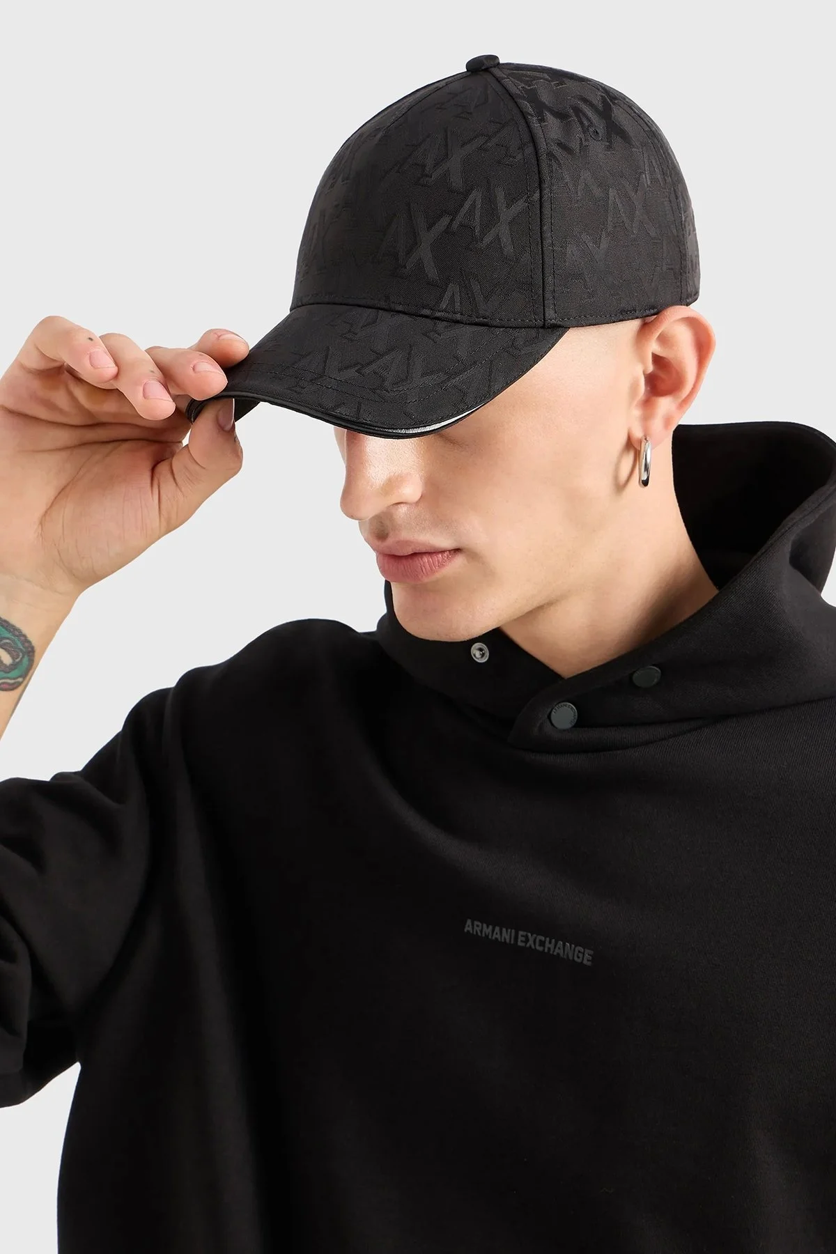 Armani Exchange Logolu Erkek Şapka 954205 4F102 00020 SİYAH - 2