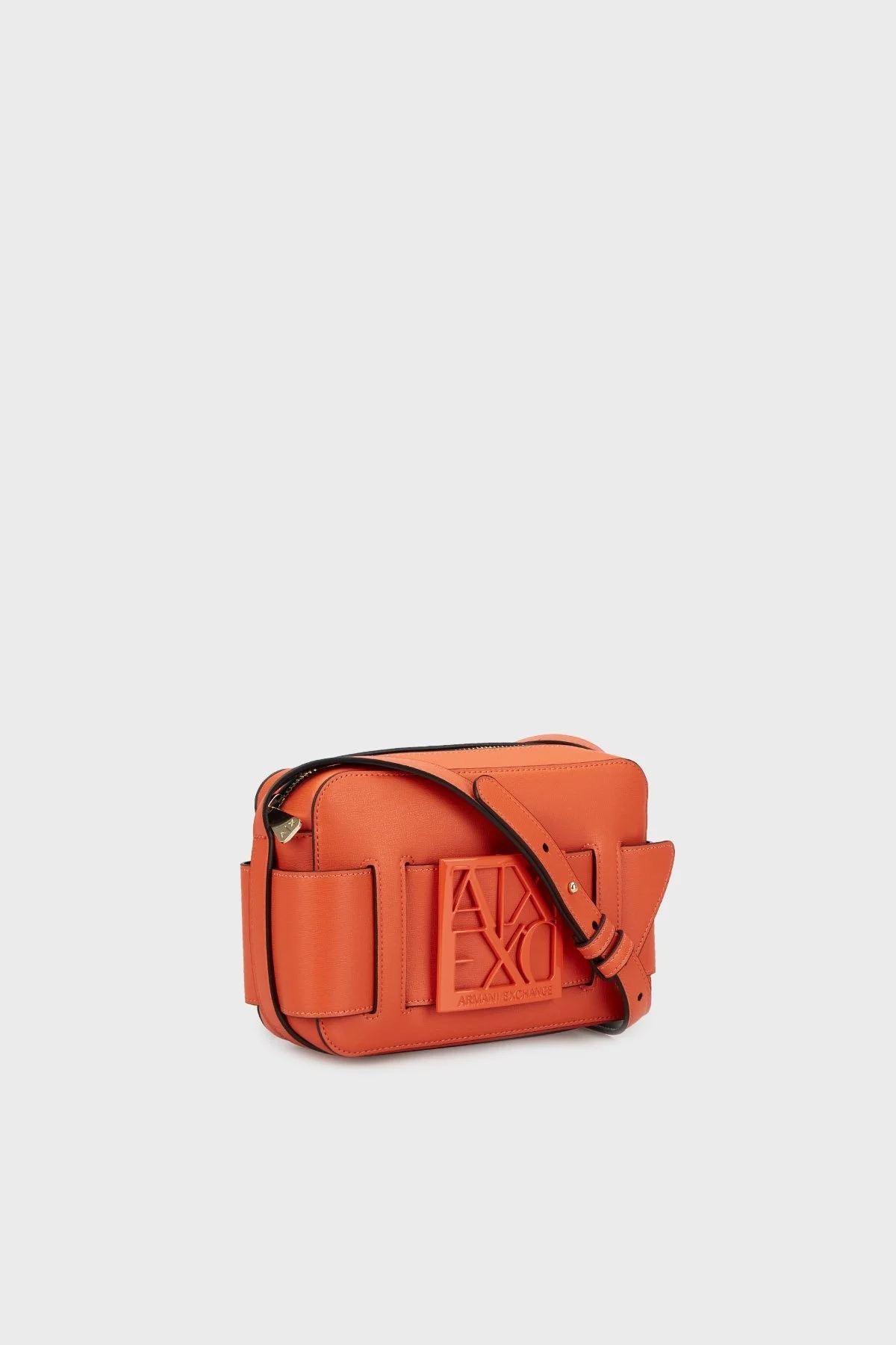 Armani Exchange Logolu Fermuarlı Ayarlanabilir Askılı Bayan Çanta 942699 0A874 20762 TURUNCU - 3
