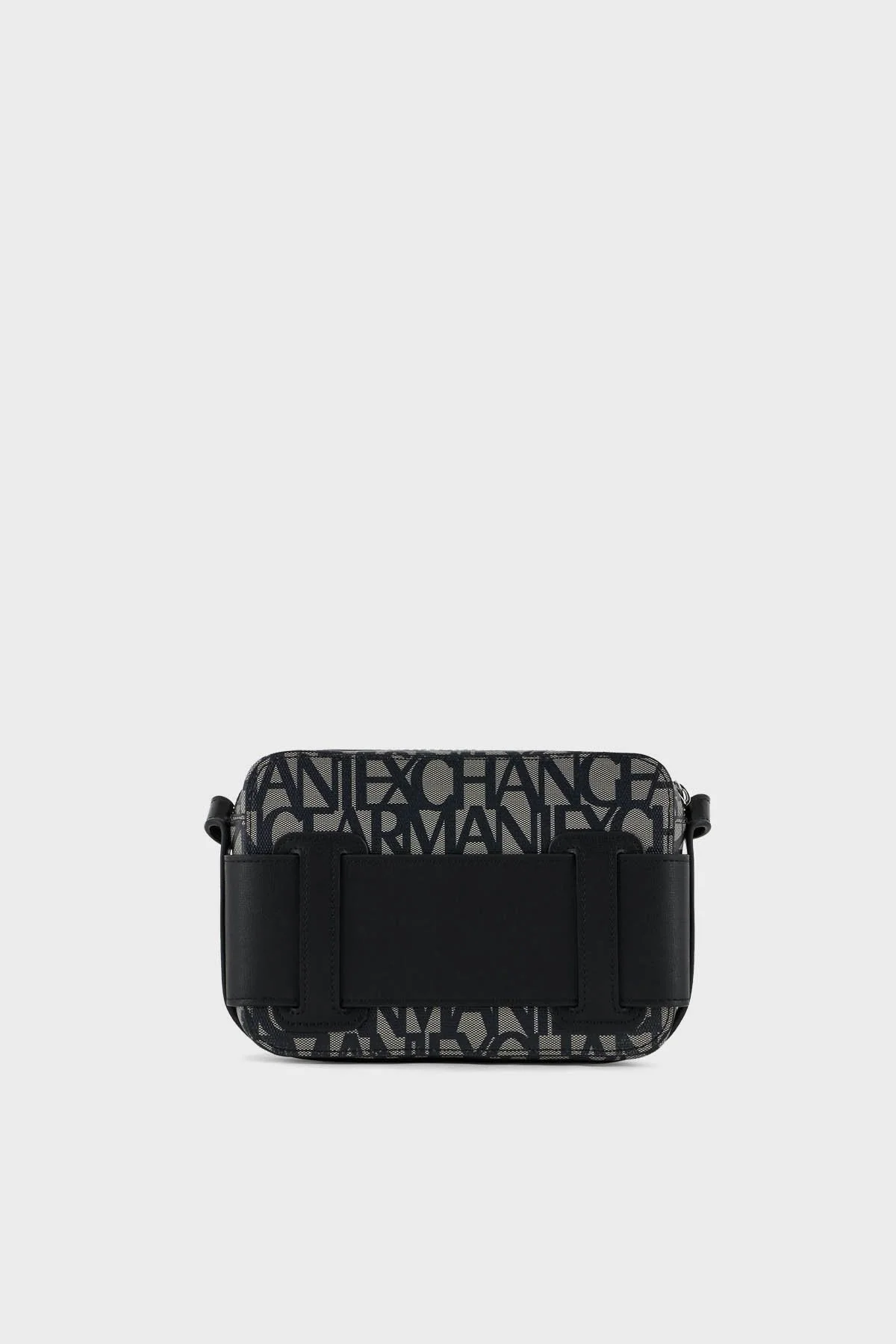 Armani Exchange Logolu Fermuarlı Kadın Çanta 942699 3F742 00850 SİYAH-GRİ - 3