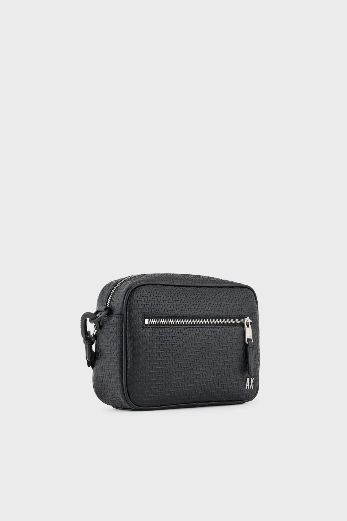 Armani Exchange Logolu Fermuarlı Çıkarılabilir Askılı Erkek Çanta XM000160 AF11928 UC001 SİYAH - 4