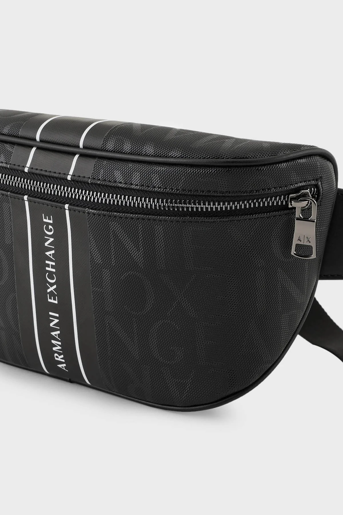 Armani Exchange Logolu Fermuarlı Erkek Bel Çantası 952398 CC831 19921 SİYAH - 4