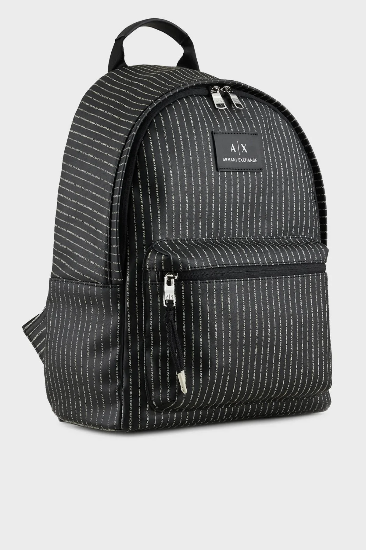 Armani Exchange Logolu Fermuarlı Erkek Sırt Çantası 952442 CC825 00020 SİYAH - 3